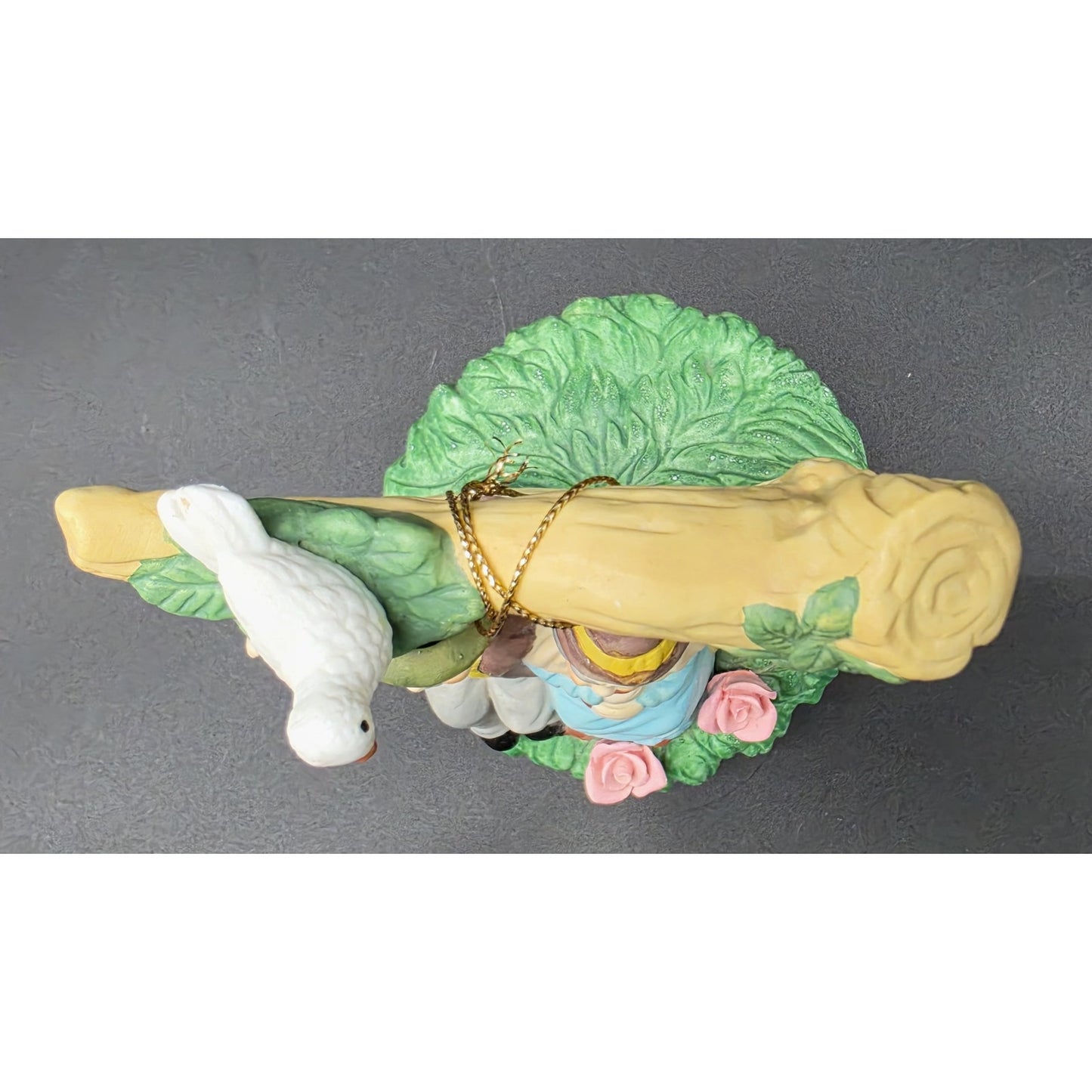 1994 Porcelain Music Box Elderly Couple Swing Rotates 360° Through The Years
