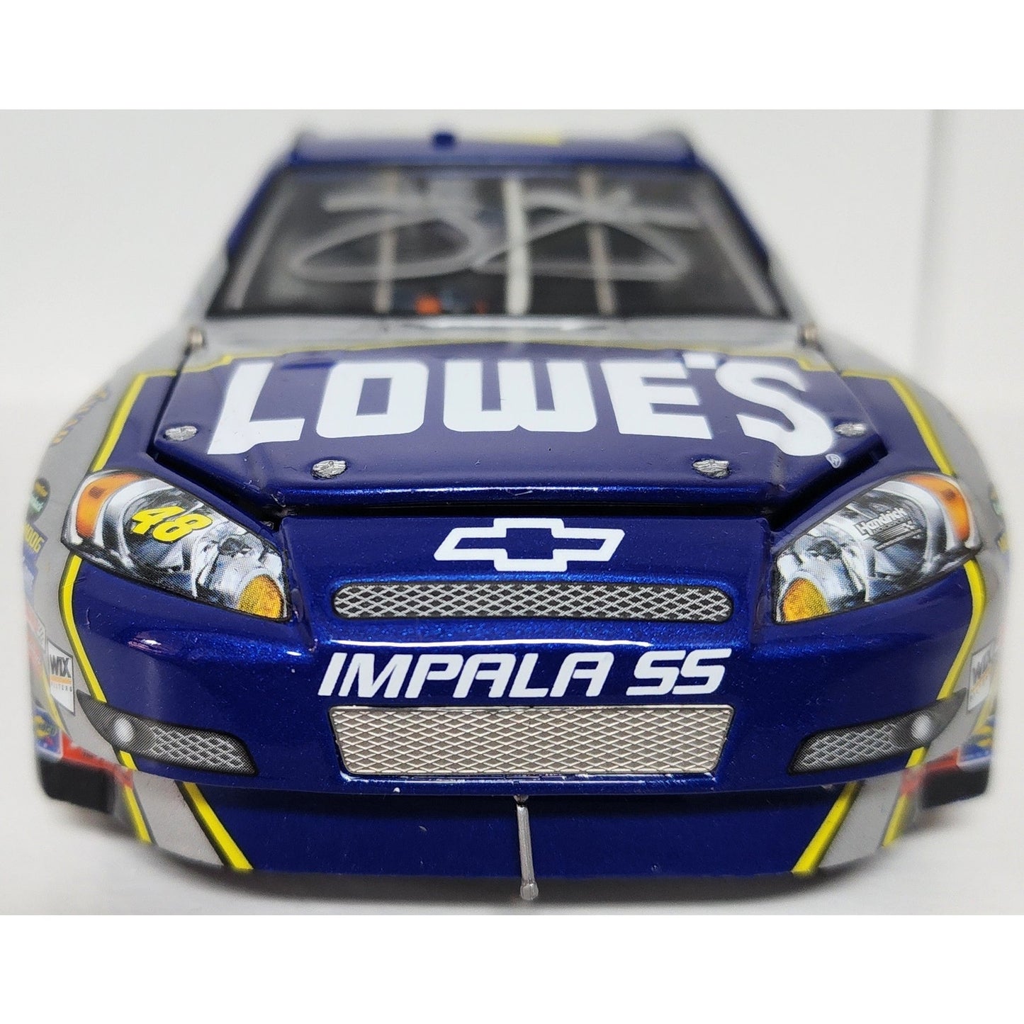 2007 Jimmie Johnson #48 Lowe’s Impala SS Elite 1:24 NASCAR Die-Cast Signed