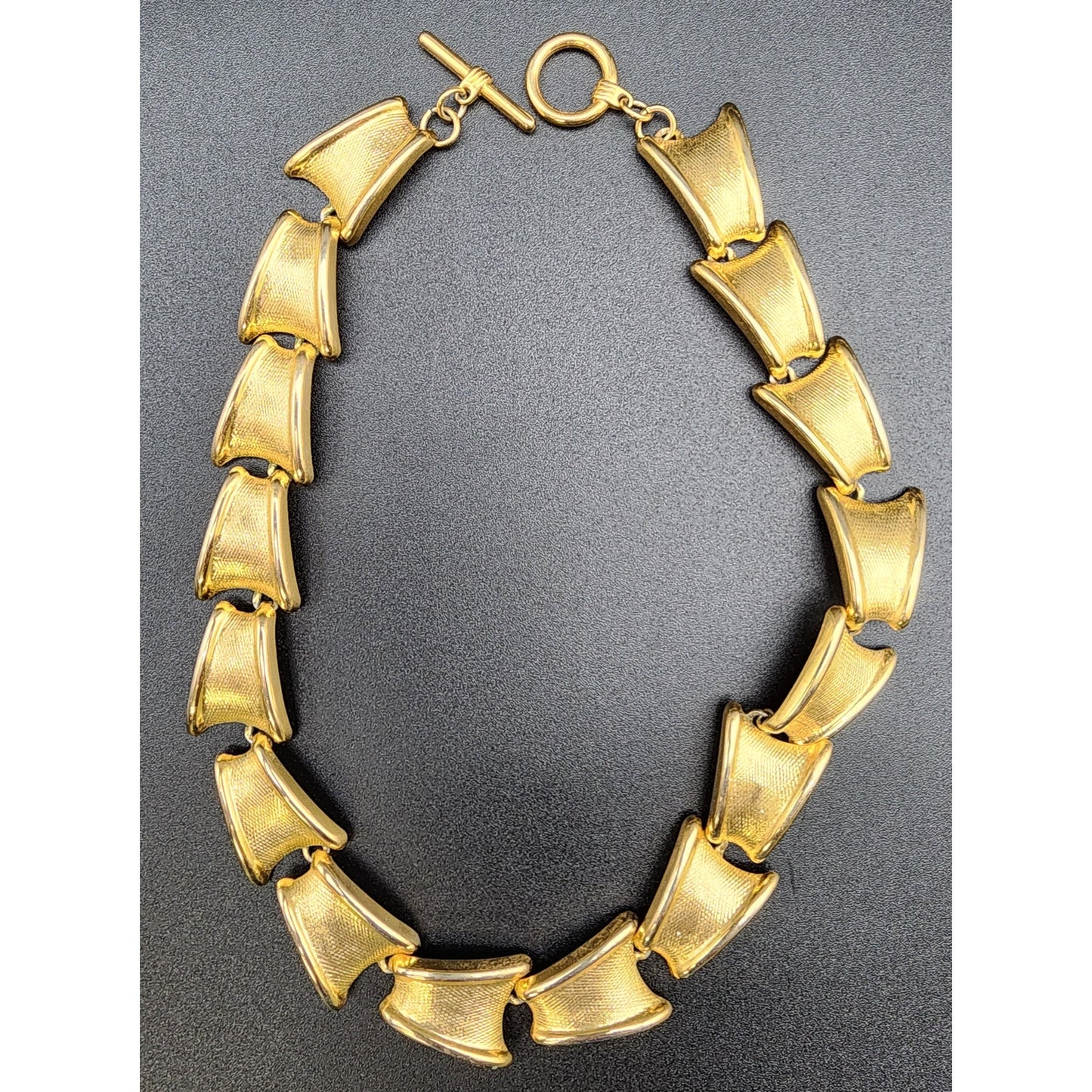 Lot of 4 Vintage Gold Tone Necklaces Mixed Styles Elegant Women’s Jewelry