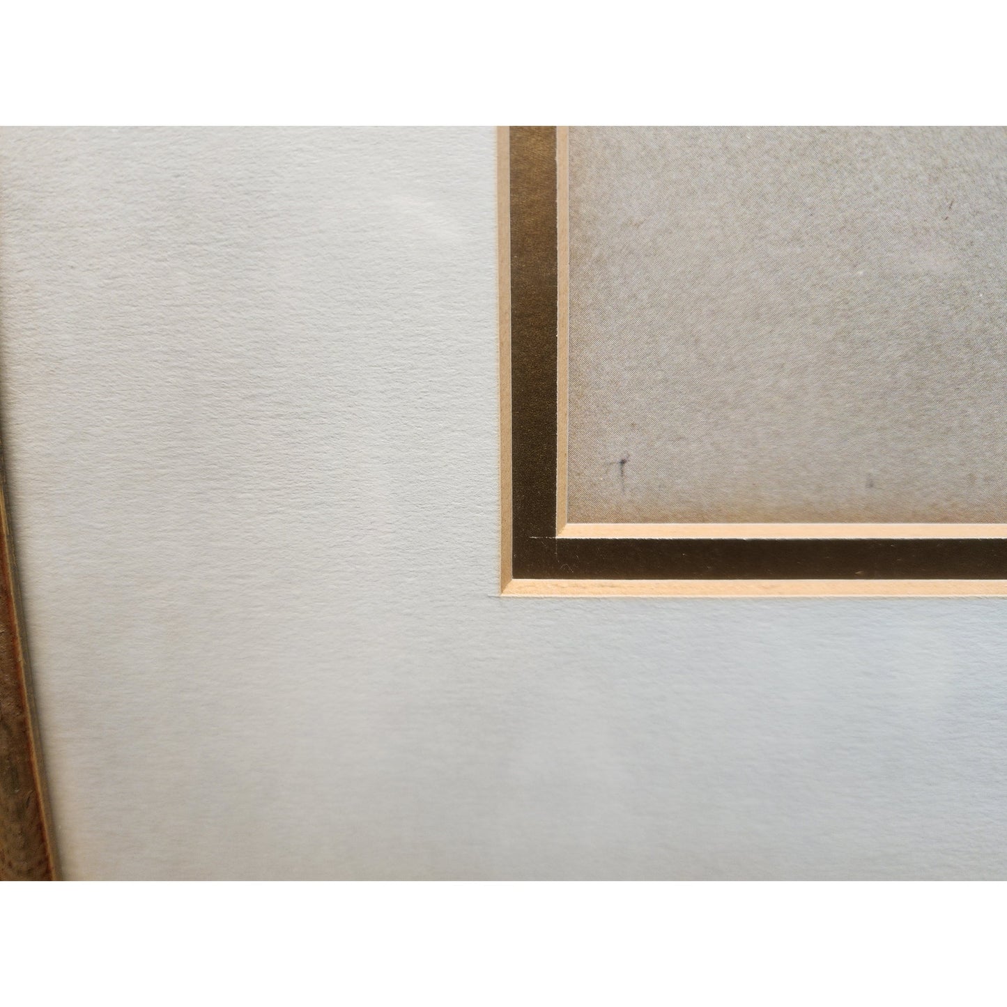 Paul Sawyier “Misty Evening” Lithograph Framed Gold Beveled Wood KY Art 1973 VTG