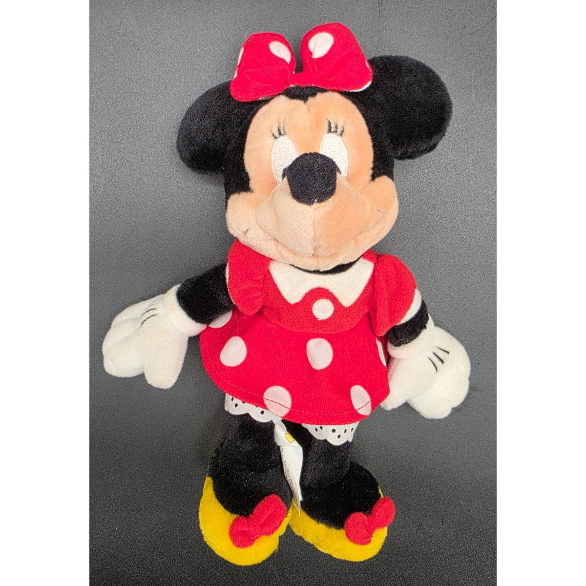 Vintage Walt Disney World Minnie Mouse Plush 10.75" Polka Dot Dress Plush Doll