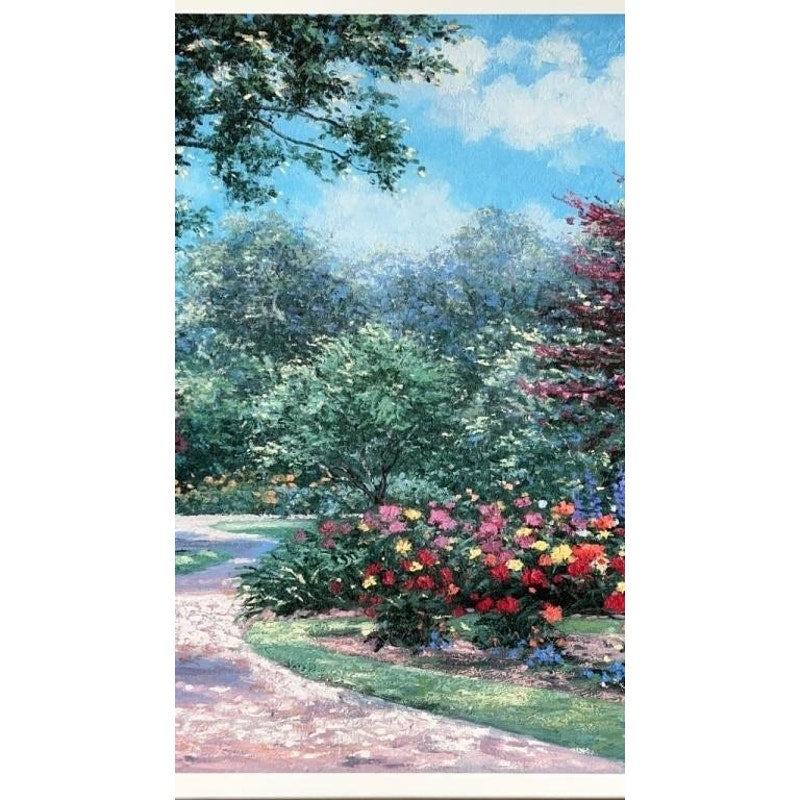 Schaefer Miles “Summer Enchantment” Seriolithograph Ornate Gold Frame COA