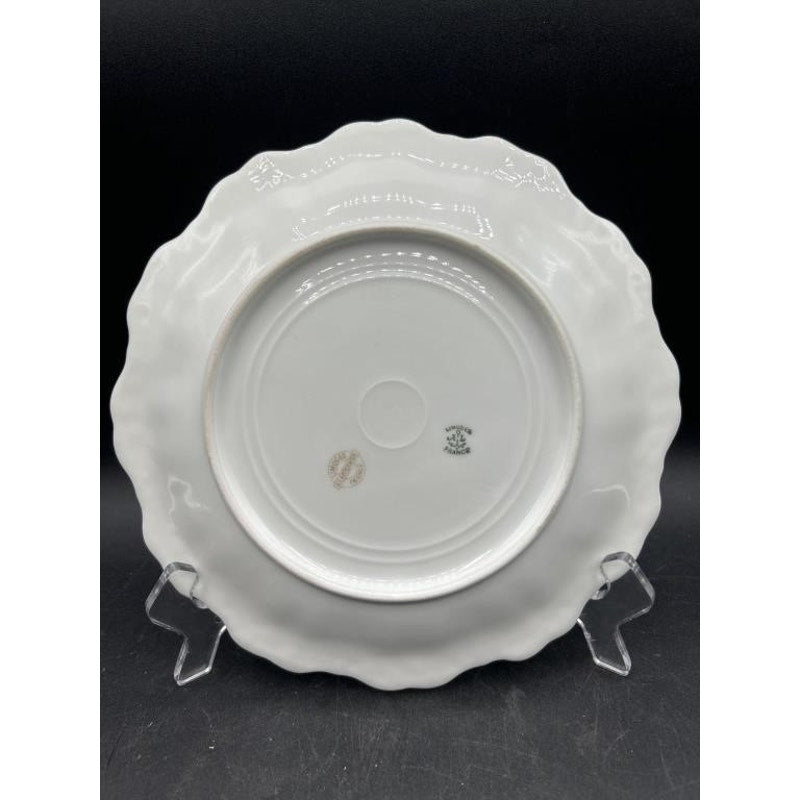 Vintage Limoges France A. Lanternier Lunch Plate, 8.75″ x 1″