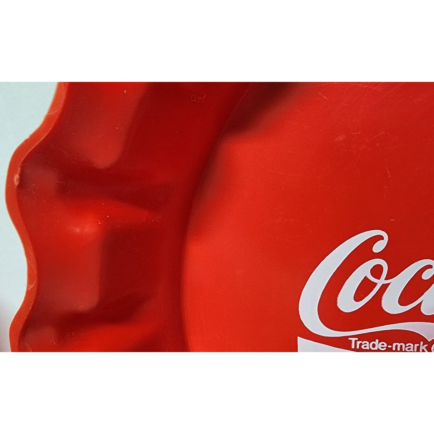 Vintage Coca-Cola Plastic Glass Set w/ Large Pop-Top Tray 8 Glasses + Cup
