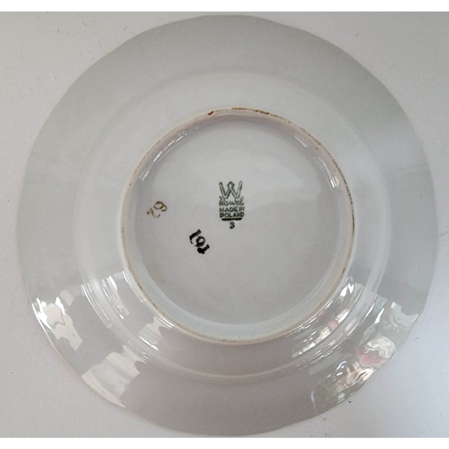 Vintage Wawel Pompadour Rose China 42 Pc Dinner Set Gold Gilded Rims Poland Made