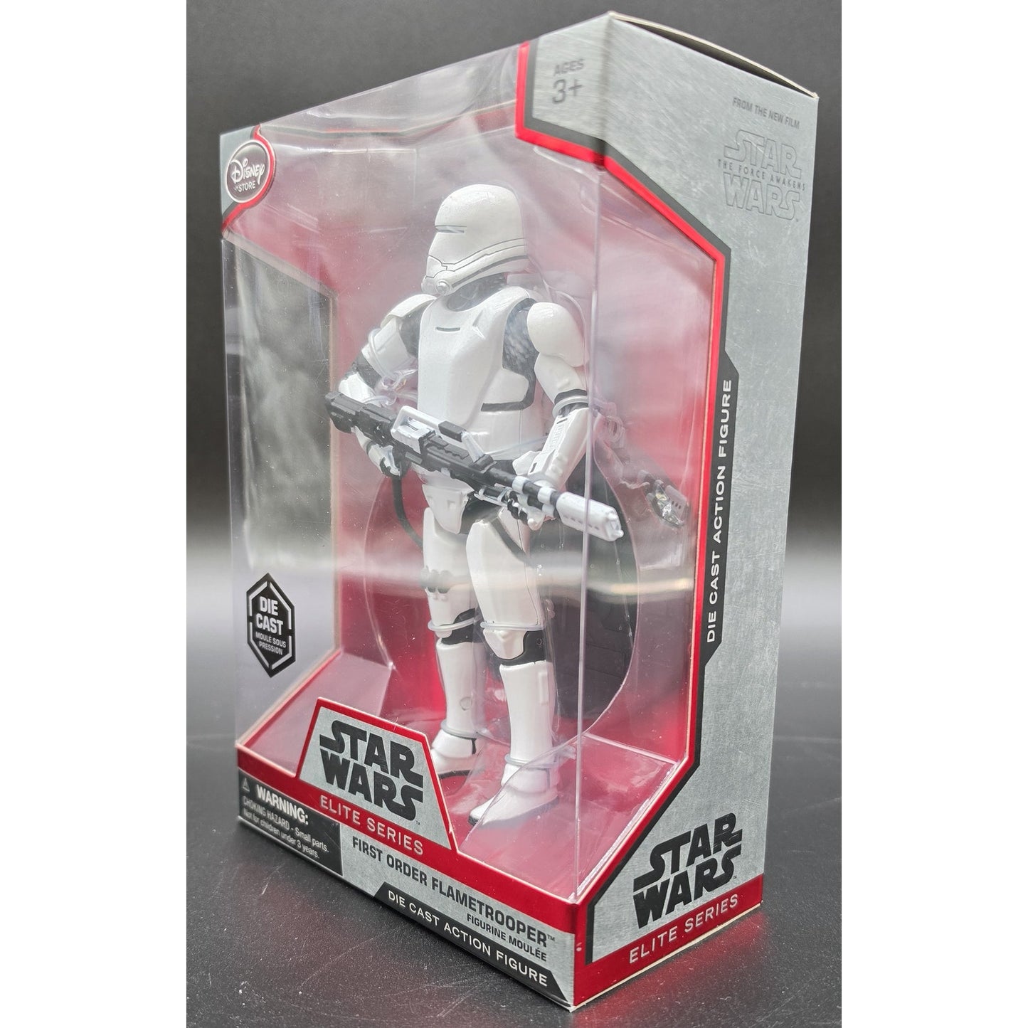 Disney Store Star Wars Elite Series First Order Flametrooper Die Cast NIB