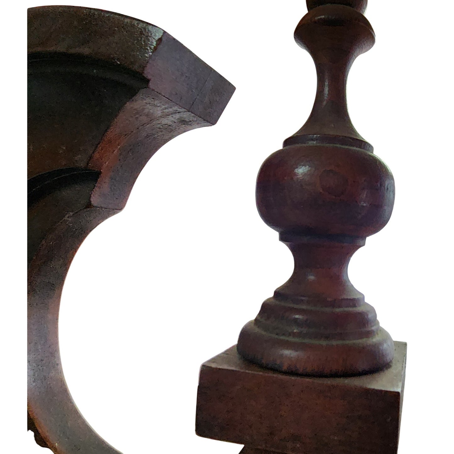 VTG Tempus Fugit Grandfather Clock Walnut Wood 79" Works w/ Chimes -Local Pickup Only!