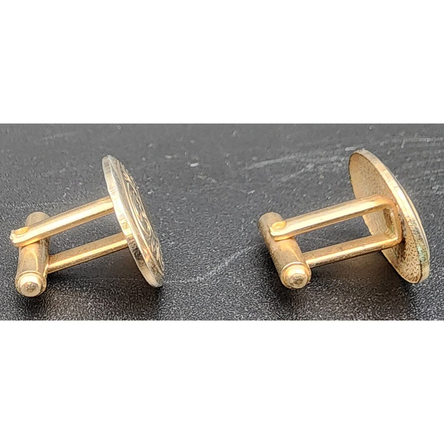 Vintage Cufflinks & Horse Head Tie Clip Set Gold Silver Mixed Lot