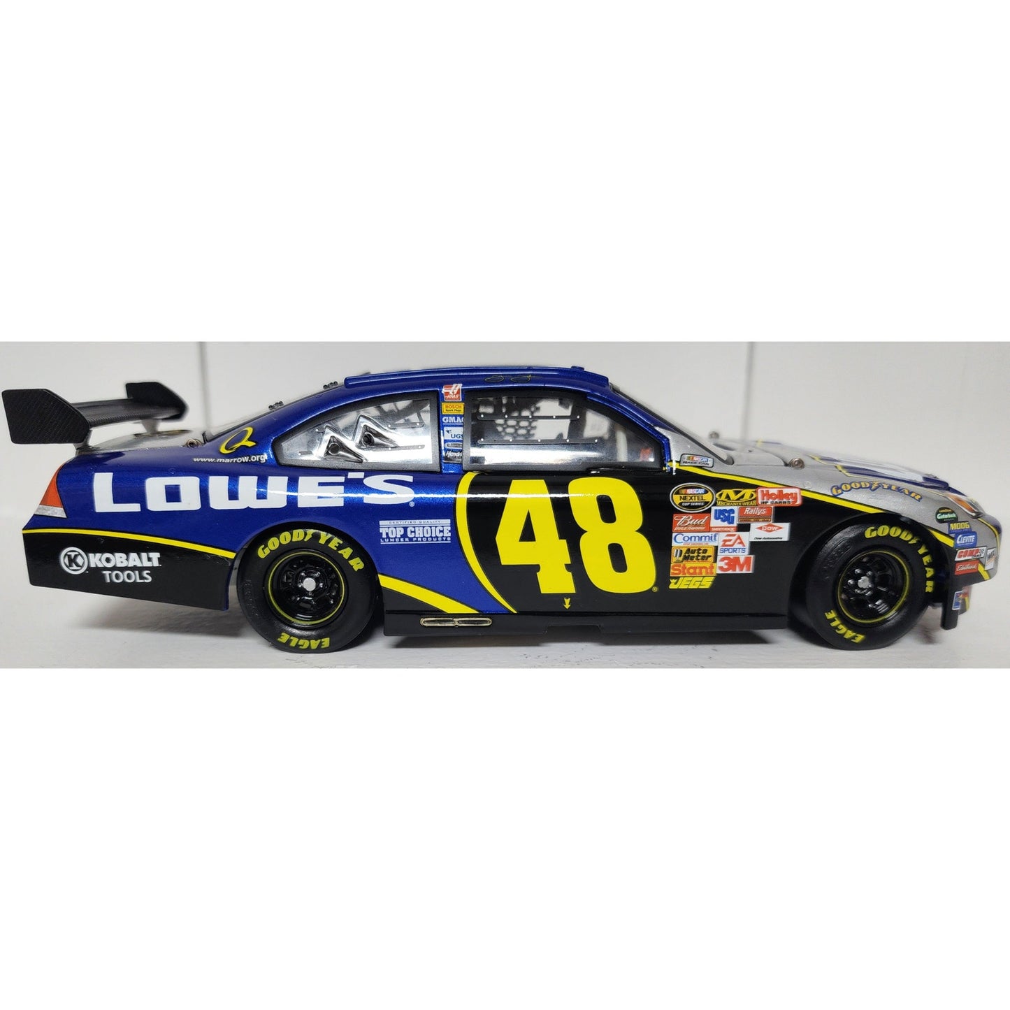 2007 Jimmie Johnson #48 Lowe’s Impala SS Elite 1:24 NASCAR Die-Cast Signed