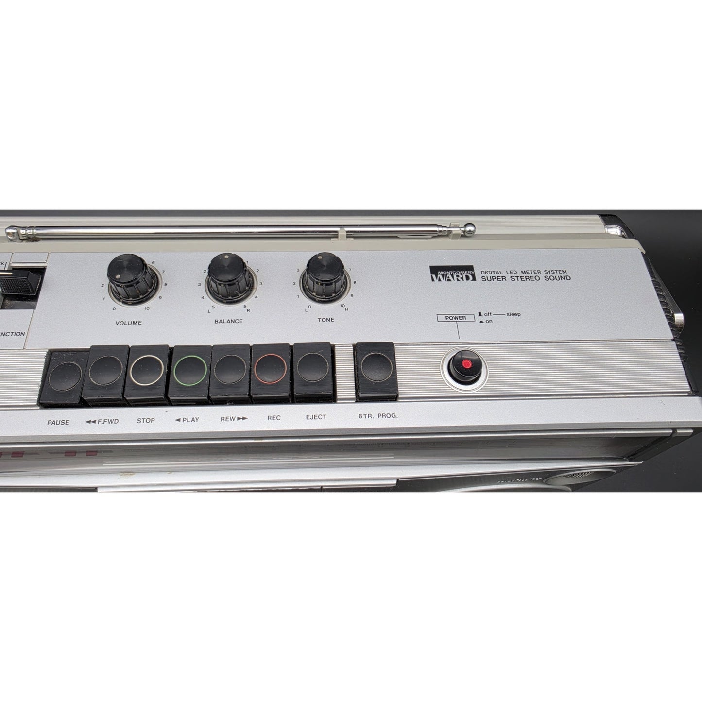 Vintage Montgomery Ward GEN‑3995A Radio Cassette 8‑Track Stereo Tested Boombox