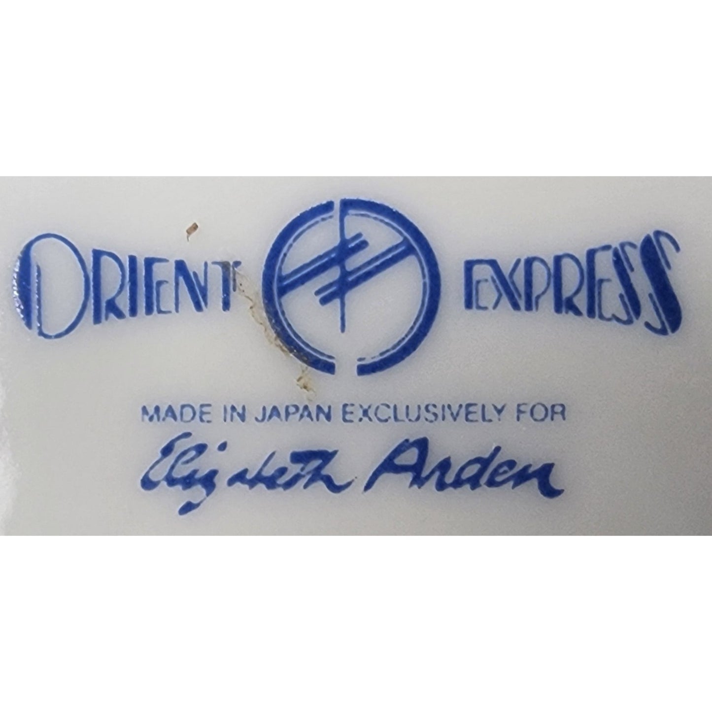 Orient Express Japan Elizabeth Arden Porcelain Rose Candle w/ Lid Vintage