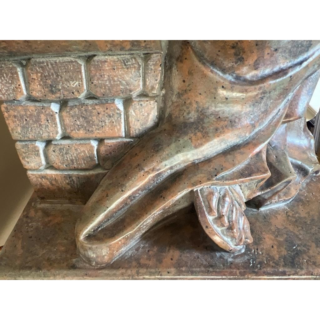 Vintage Oriental Scholar Statue – Ambience by Kichler – 22.5" Resin