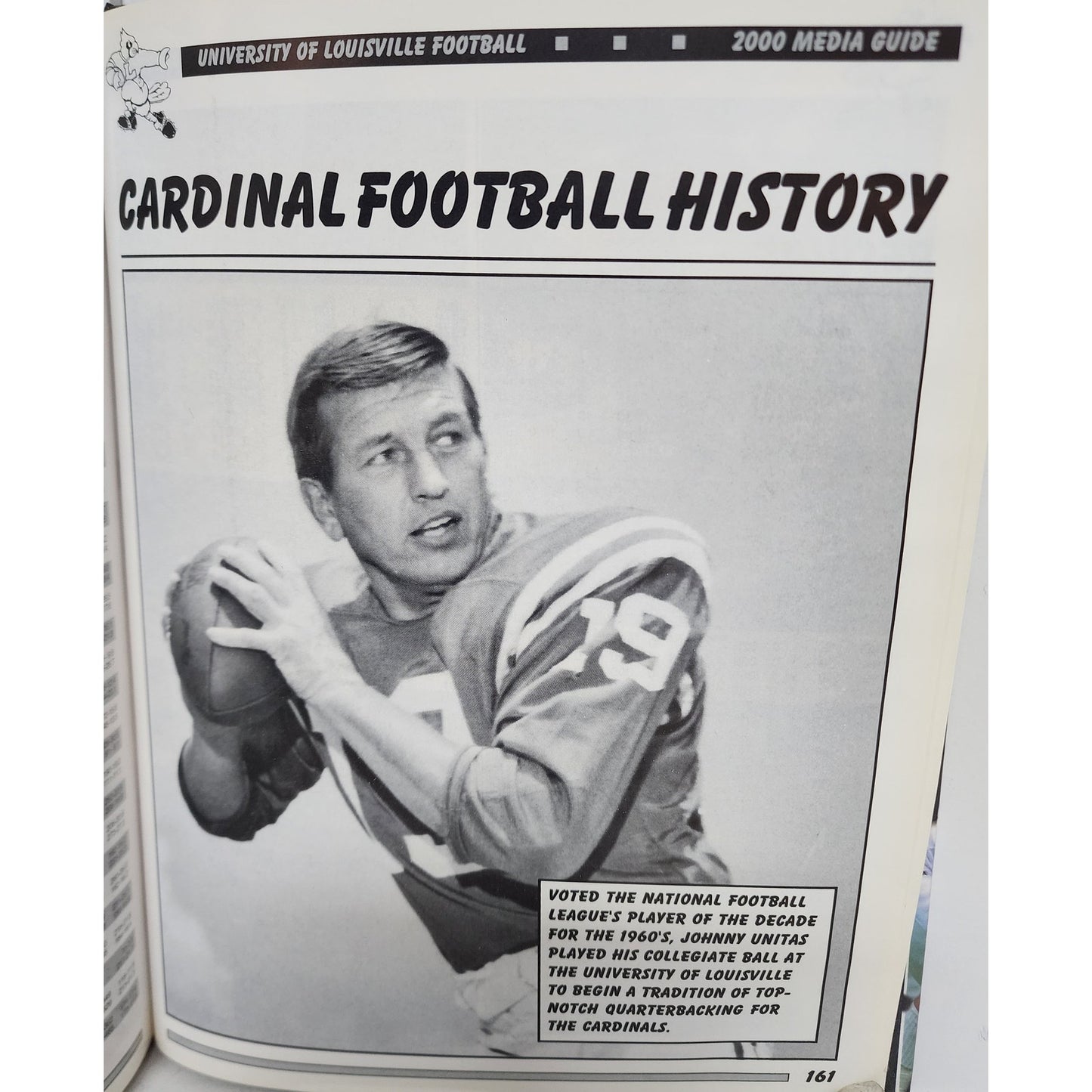 Louisville 2000 Cardinal Football Book 200 Pages Stats Photos Coach John Smith
