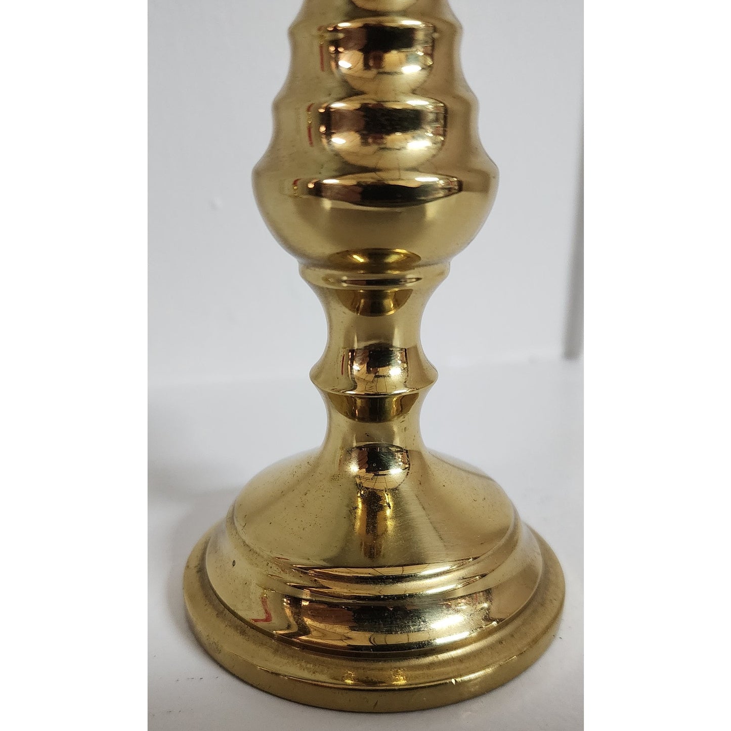 Pair Vintage Brass Candle Holders – 2.75" & 6.75" – Classic & Ornate Styles