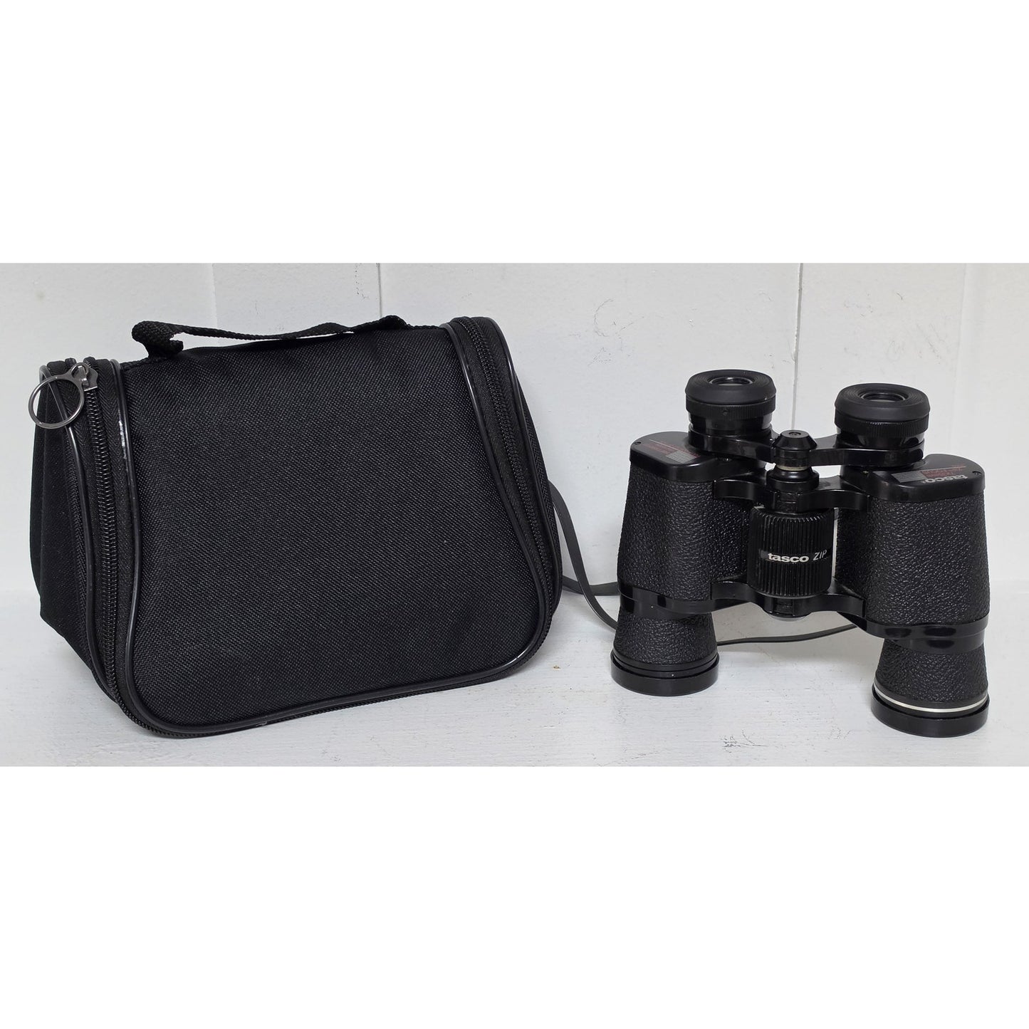 Vintage Tasco ZIP 7x35 Binoculars w/ Case & Strap – Fully Coated Optics