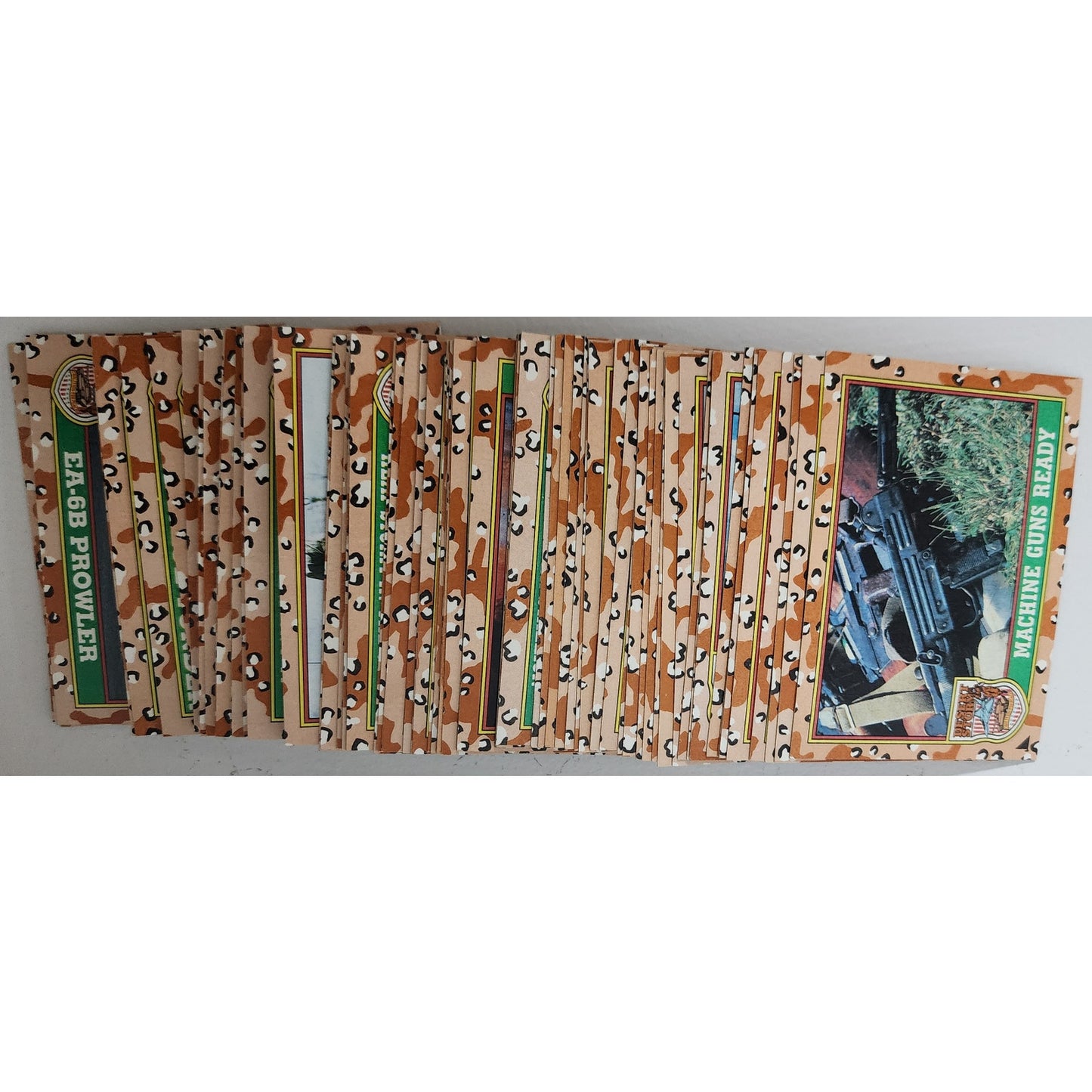 1991 Topps Desert Storm 66 Card Set w/ Box – Bush, Powell, Jets, Missiles, Rare