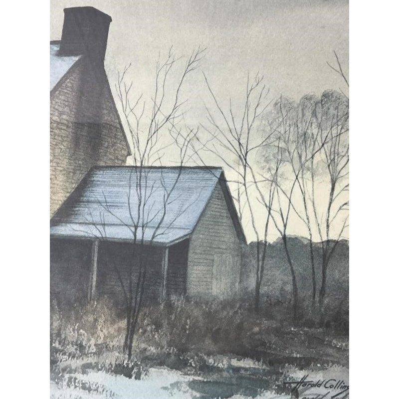 Harold Collins “Old Home Place” Signed Collector's Print