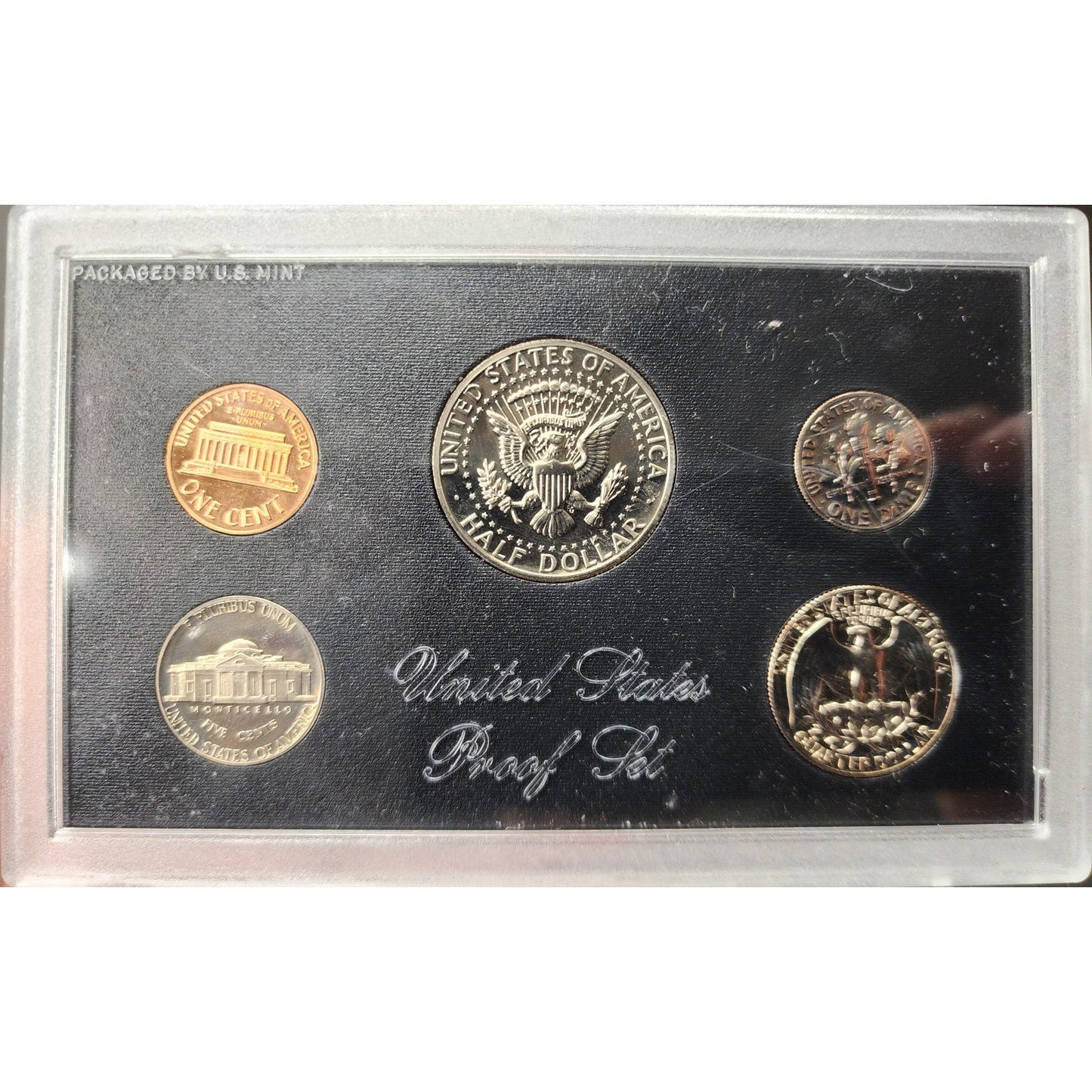 1971 U.S. Proof Set + 1863 Florida $1 Confederate Note • Display Pair • Repro