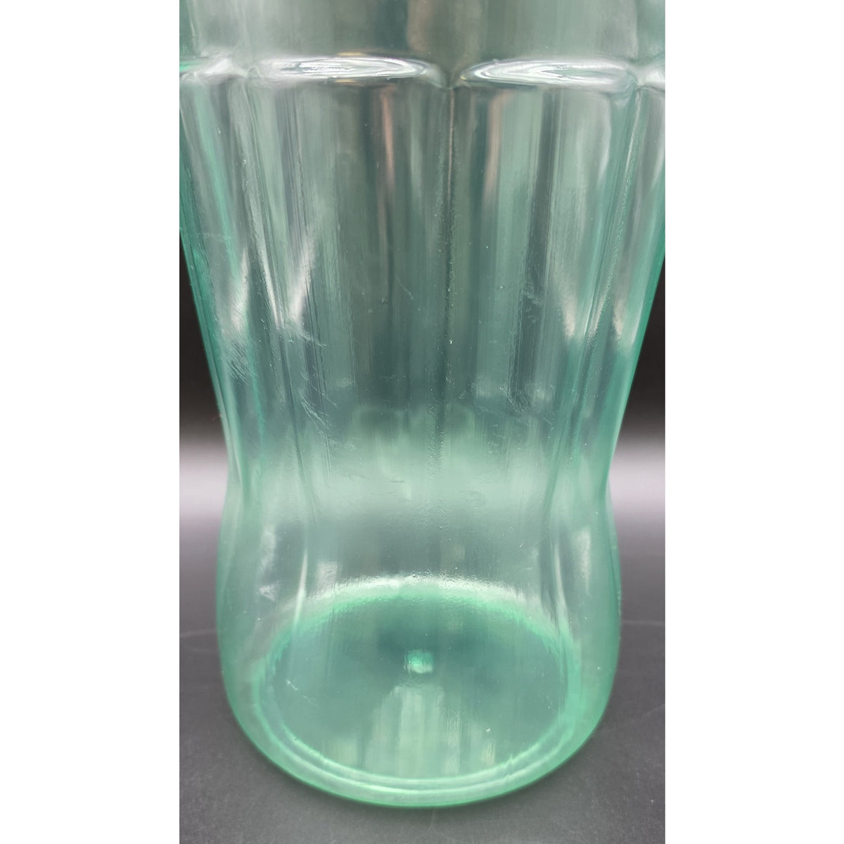 Vintage 1989 Coca Cola Huge 23.5 Plastic Bottle Bank Green Tinted Glass Look Box