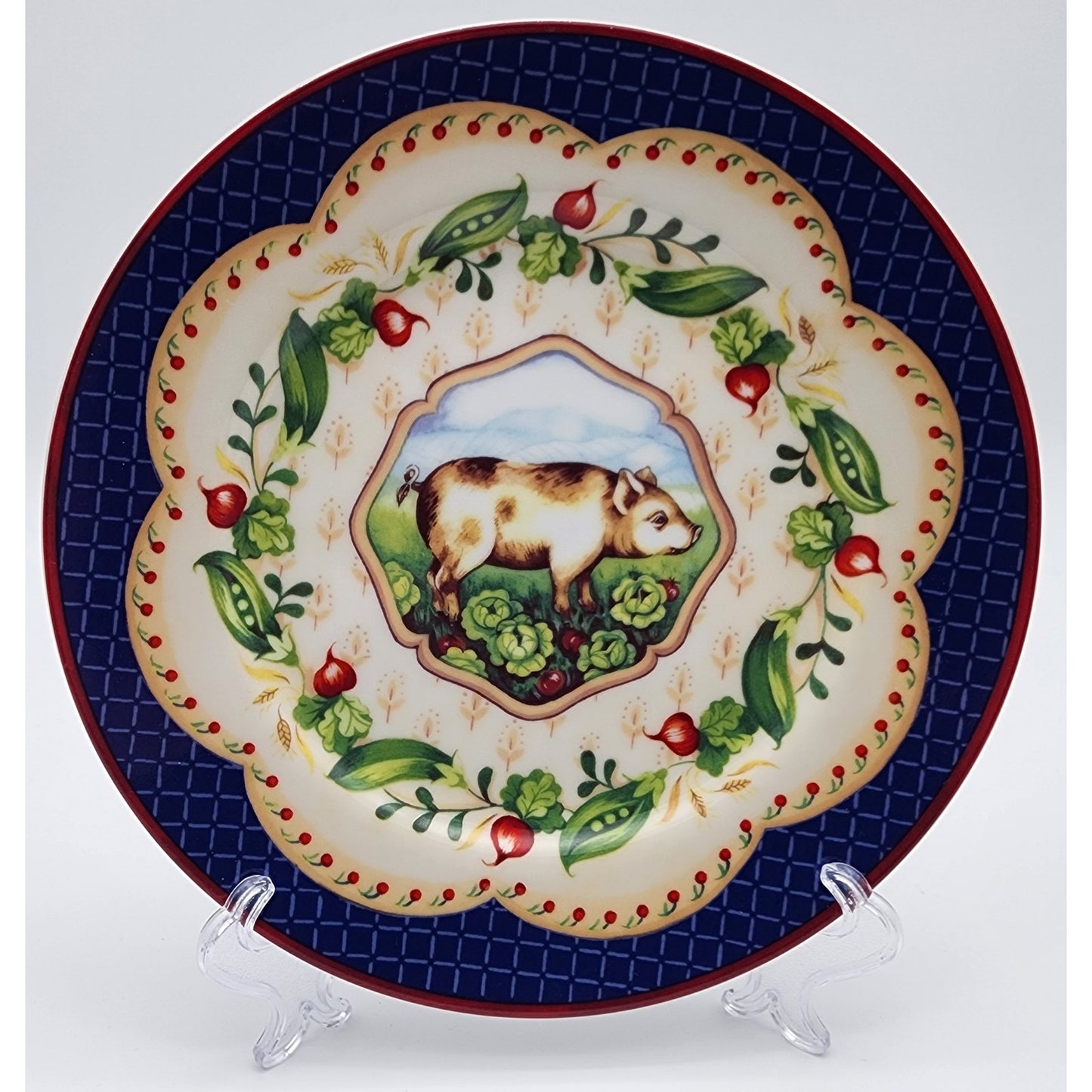 Le Jardin Farm Animal Plate & Mug Set Suzanne Nicoll Andrea by Sadek Japan