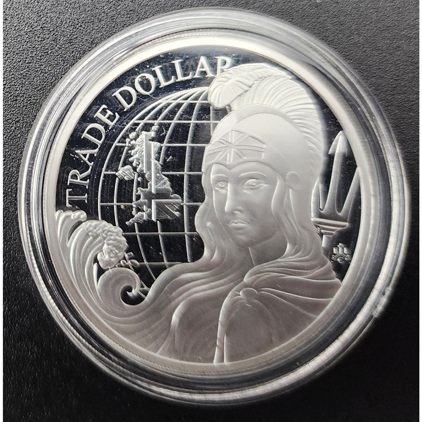 2022 Trade Dollar Silver Proof Coin Ltd 81/1000  East India Company History Book