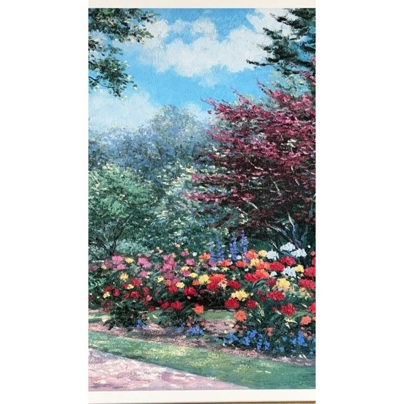 Schaefer Miles “Summer Enchantment” Seriolithograph Ornate Gold Frame COA