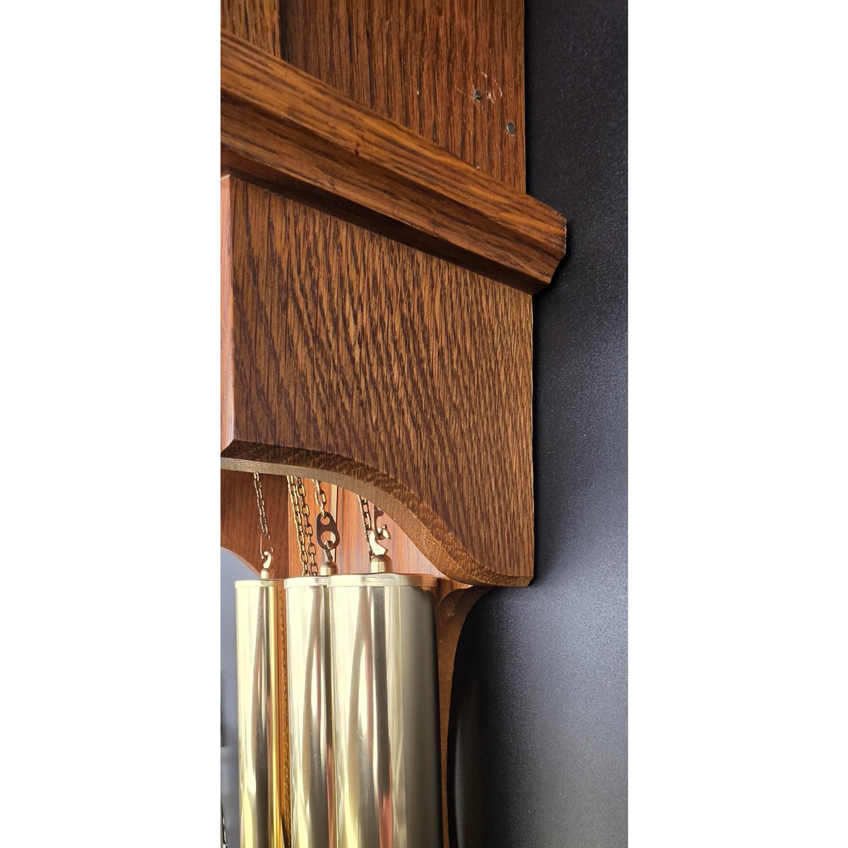 Vintage Tempus Fugit Wall (Time Flies) Clock Wood 31.5" Germany Pendulum Weights