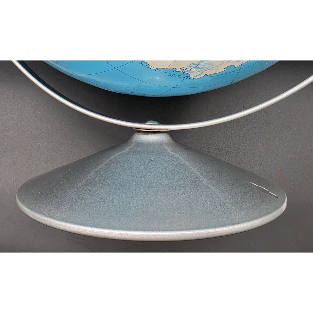 Vintage Concept 16" Blue Ocean World Globe Rotating Stand Modern Educational