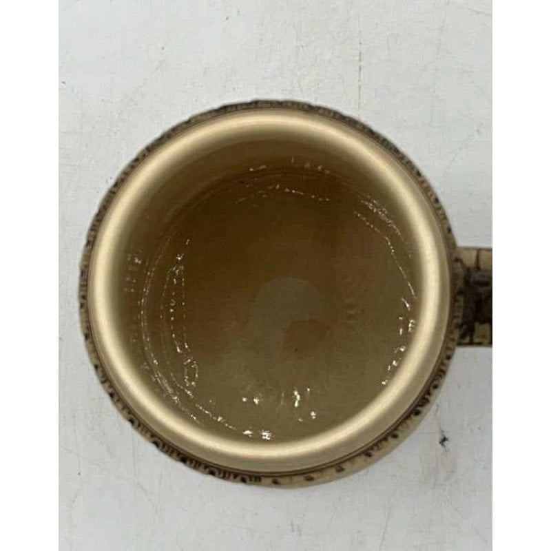 VTG German Beer Stein 0.5L Pewter Lid Relief Scene Marked 1005 Bavaria Style