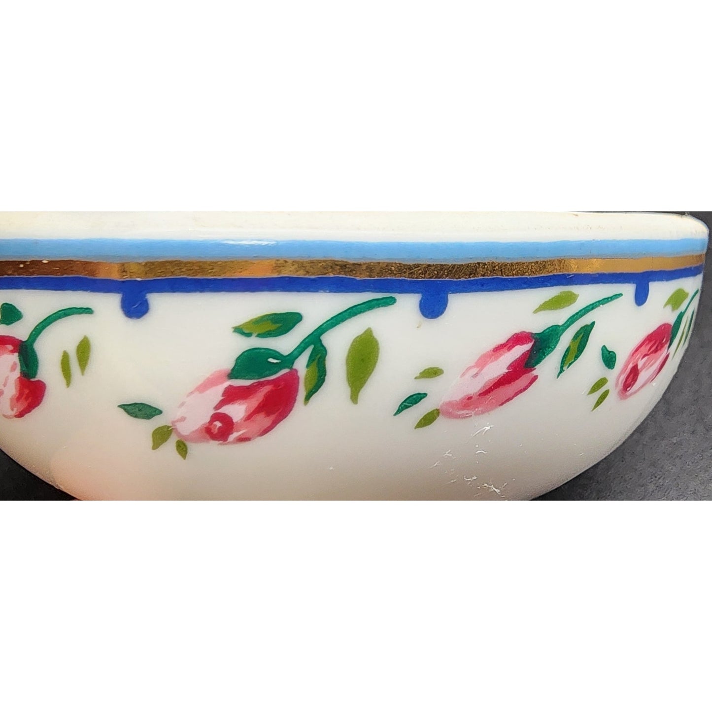 Orient Express Japan Elizabeth Arden Porcelain Rose Candle w/ Lid Vintage