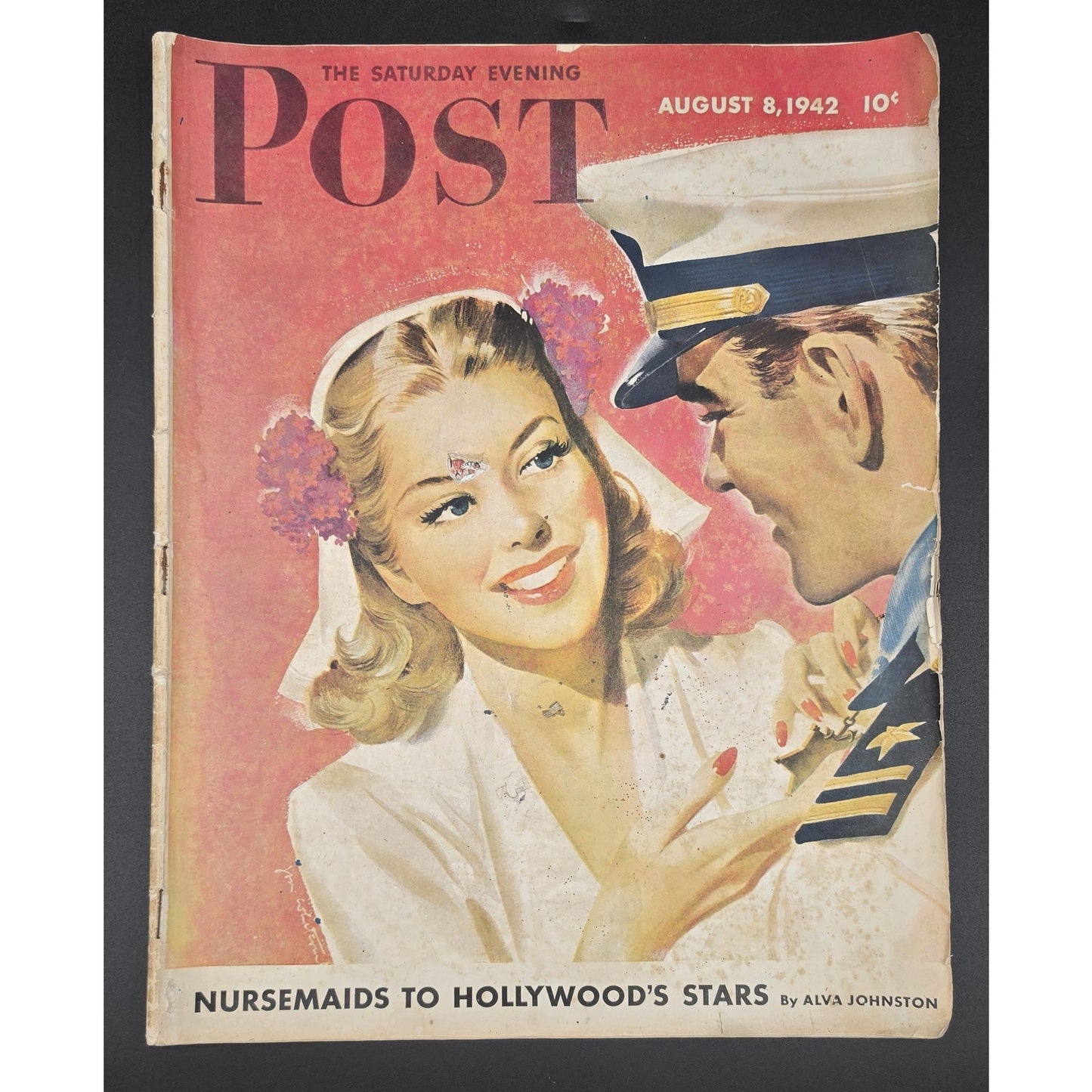 WWII Era Saturday Evening Post Lot 1942–1947 w/ Ads & Stories (3 Issues)