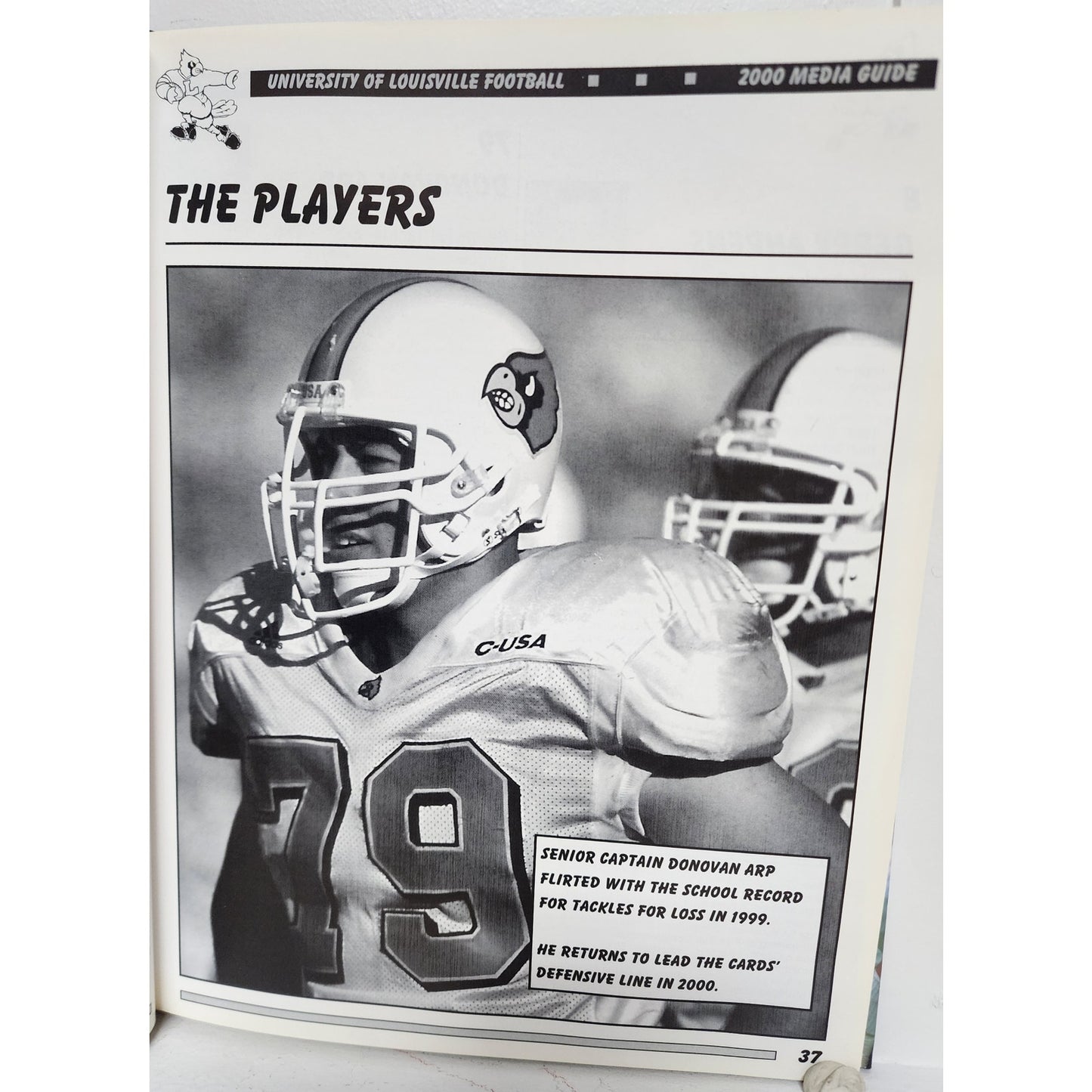 Louisville 2000 Cardinal Football Book 200 Pages Stats Photos Coach John Smith