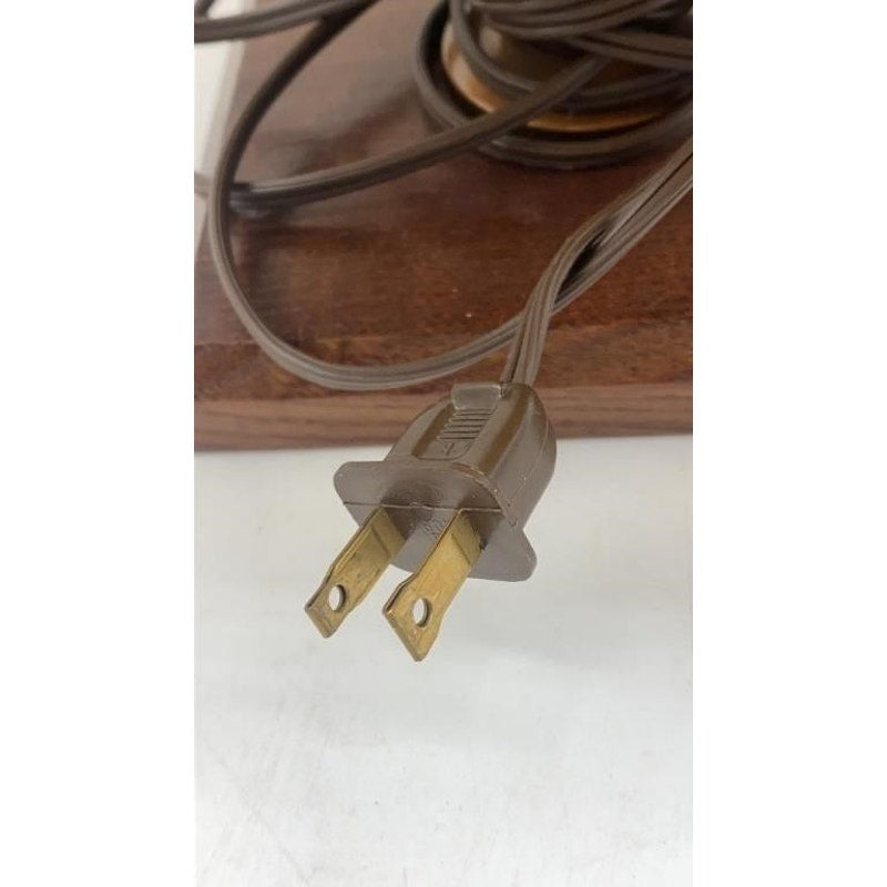 Replogle World Premiere 12" Illuminated Globe Vintage Wood Base LED Tested