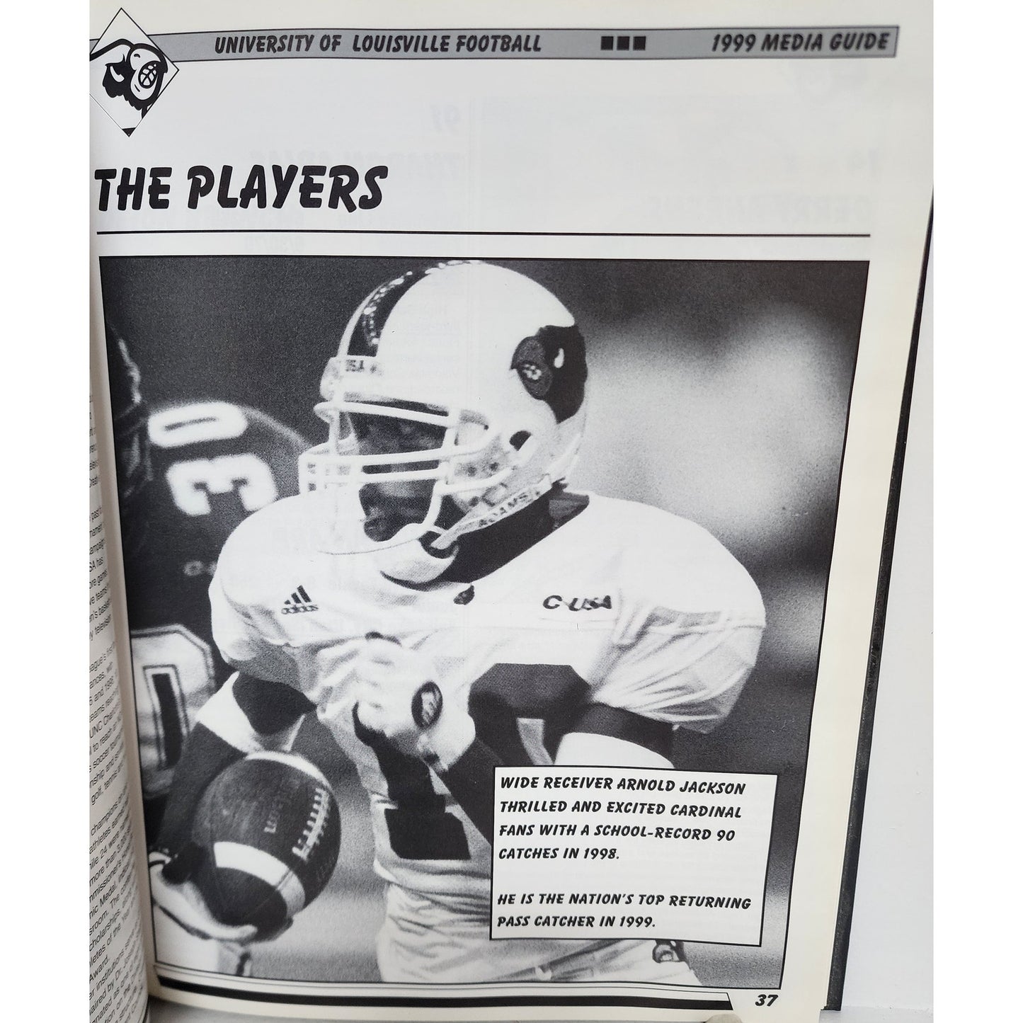 Louisville 1999 Cardinal Football Book 204 Pages Stats Photos Coach John Smith