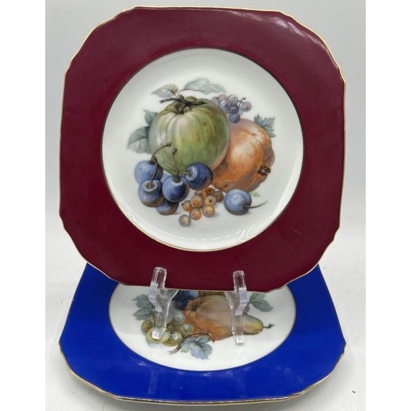 Vintage Art Deco Royal Doulton Style Luncheon Plates – Set of 6 - by Puls Czechoslovakia