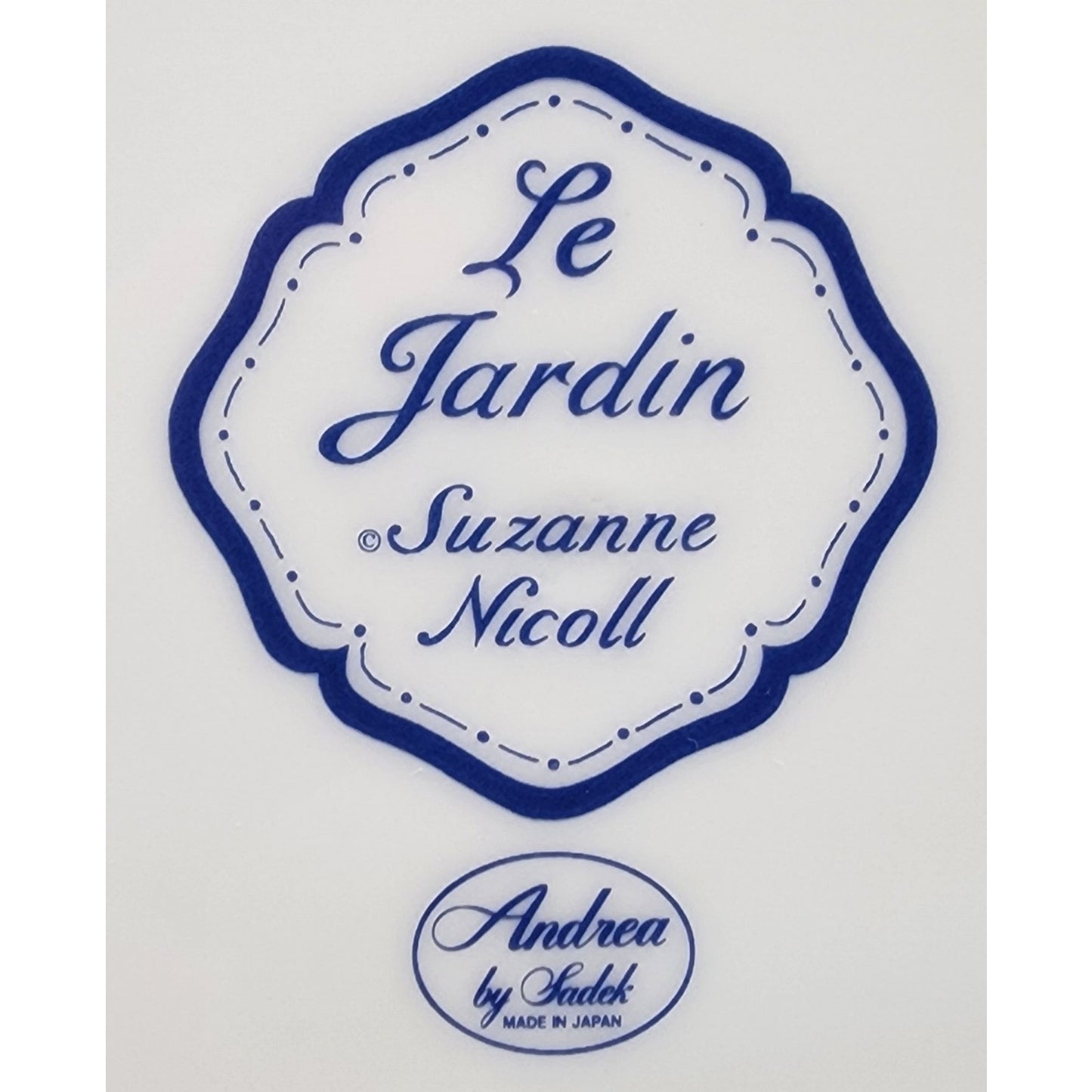 Le Jardin Farm Animal Plate & Mug Set Suzanne Nicoll Andrea by Sadek Japan