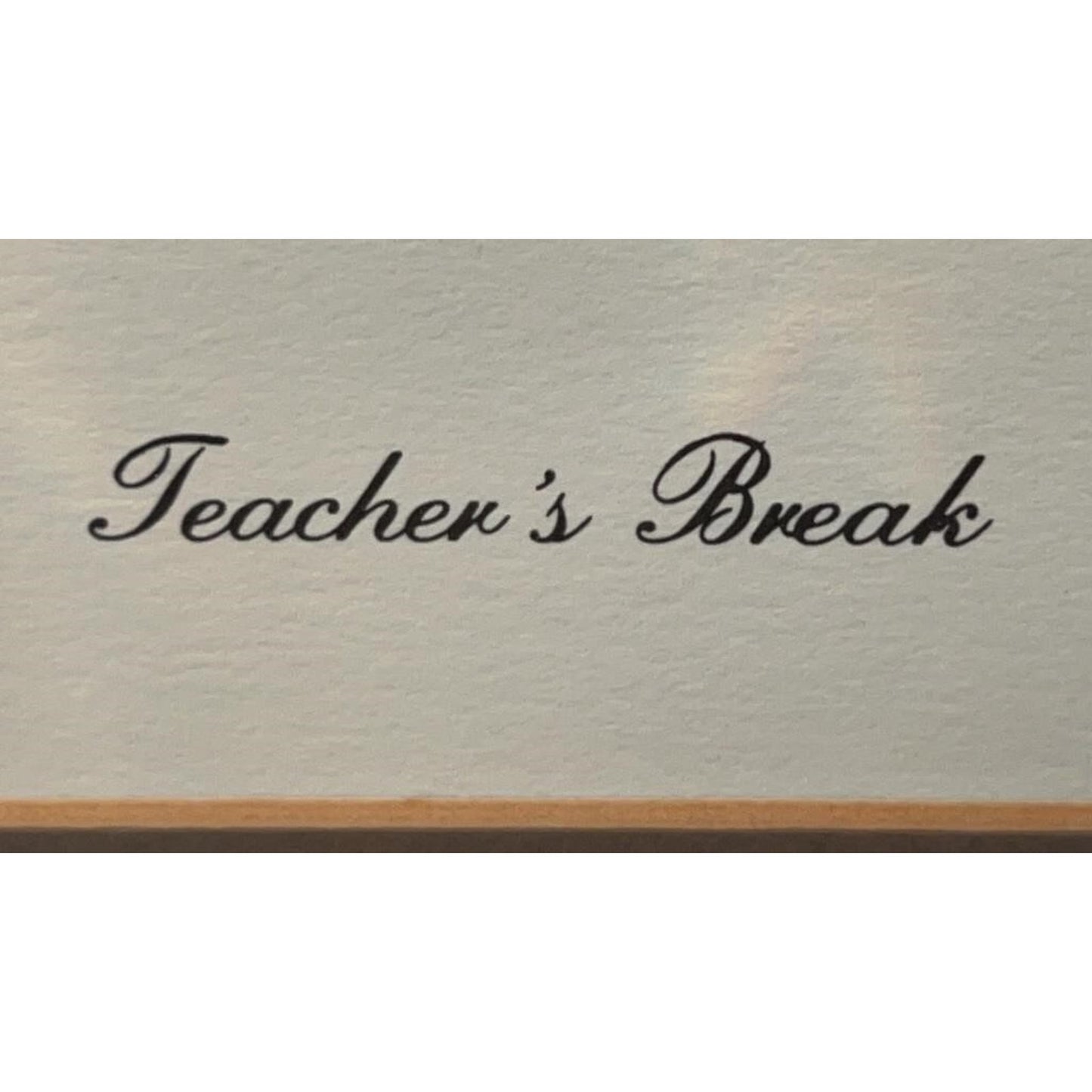 Vintage Charles Spaulding 'Teacher’s Break' Framed Print