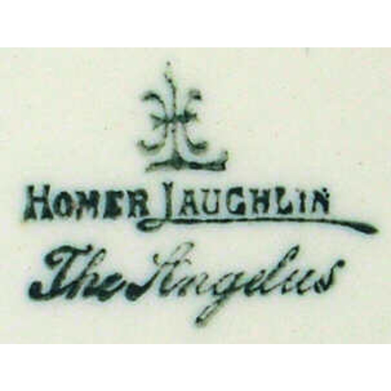 Vintage (1905-1916) Homer Laughlin “The Angelus” Floral Pattern Serving Platter - Rare!