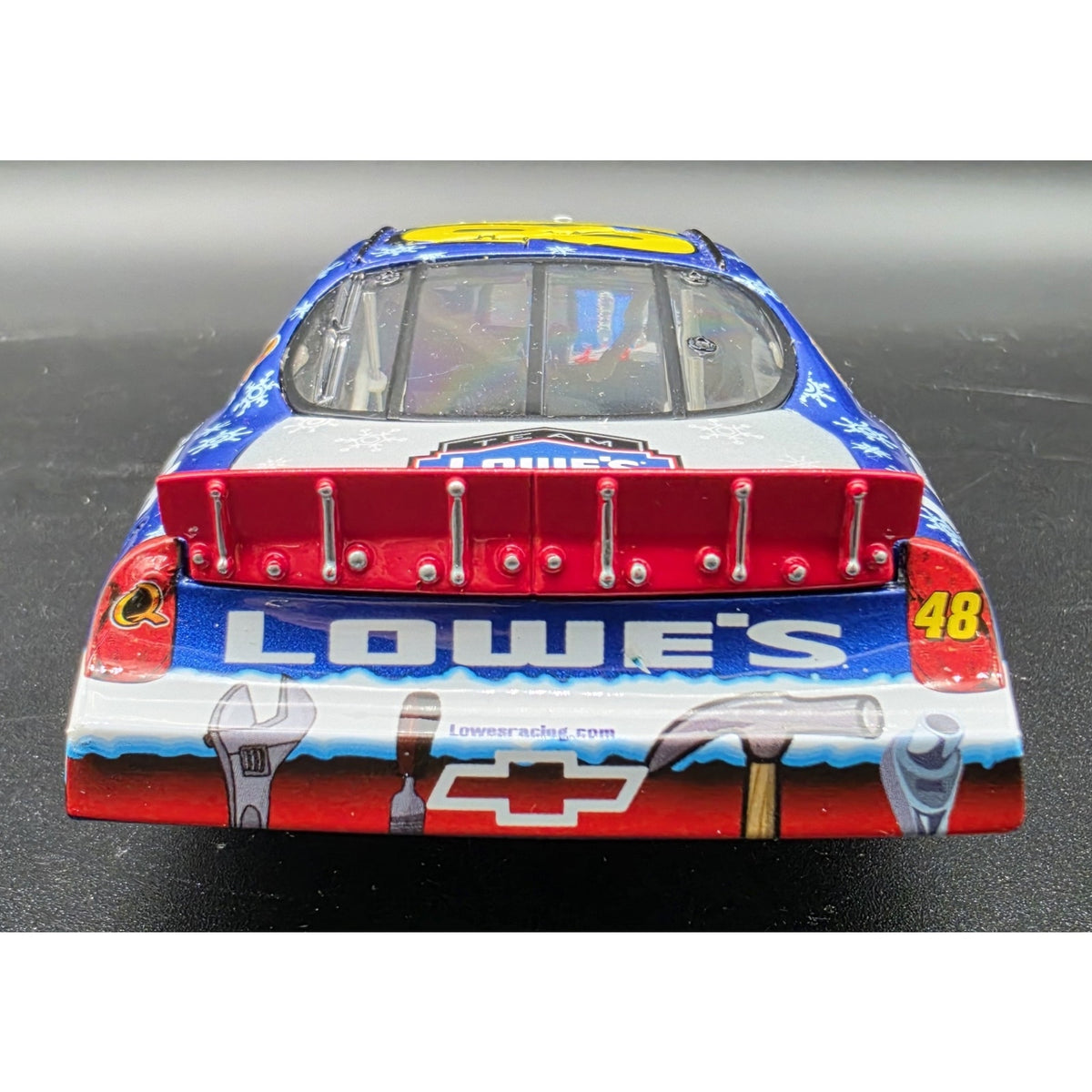 2007 Jimmie Johnson Sam Bass Holiday #48 Diecast Monte Carlo SS Display Case