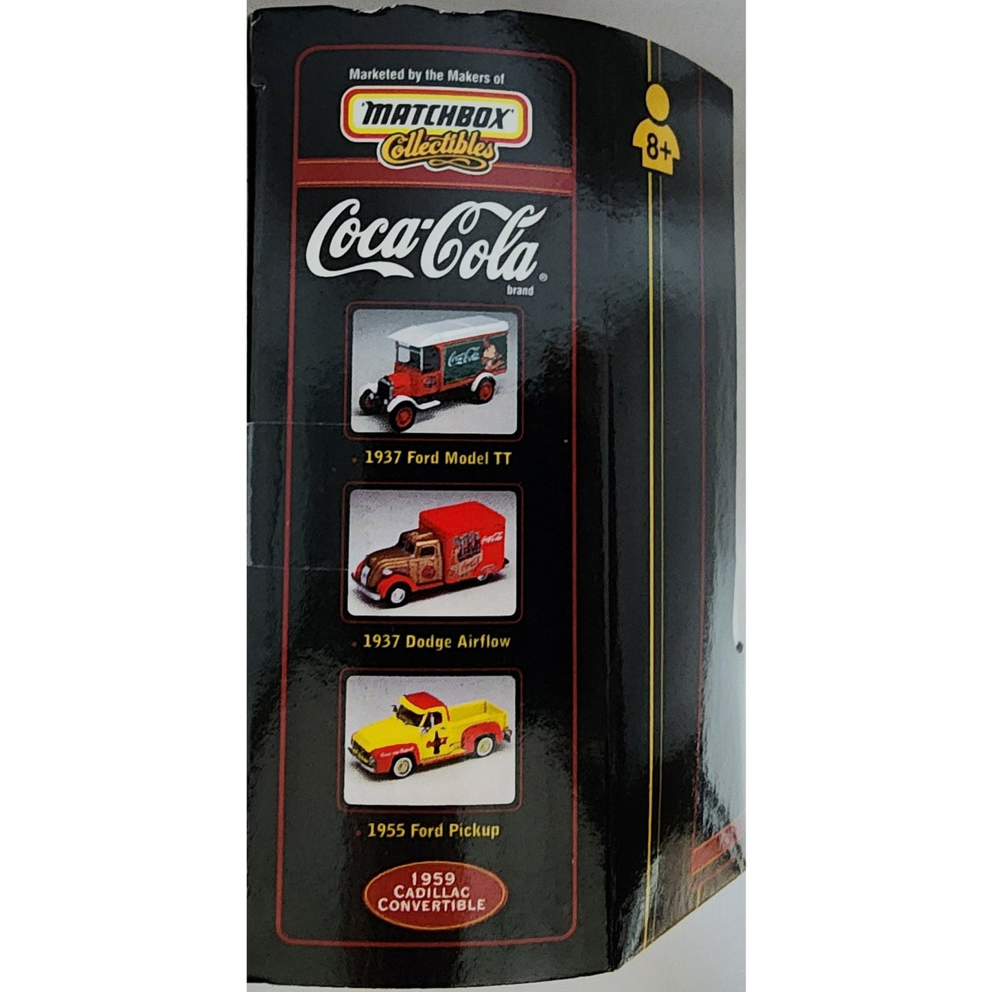 Coca-Cola 1959 Cadillac Convertible Santa Claus Matchbox Collectible DieCast VTG