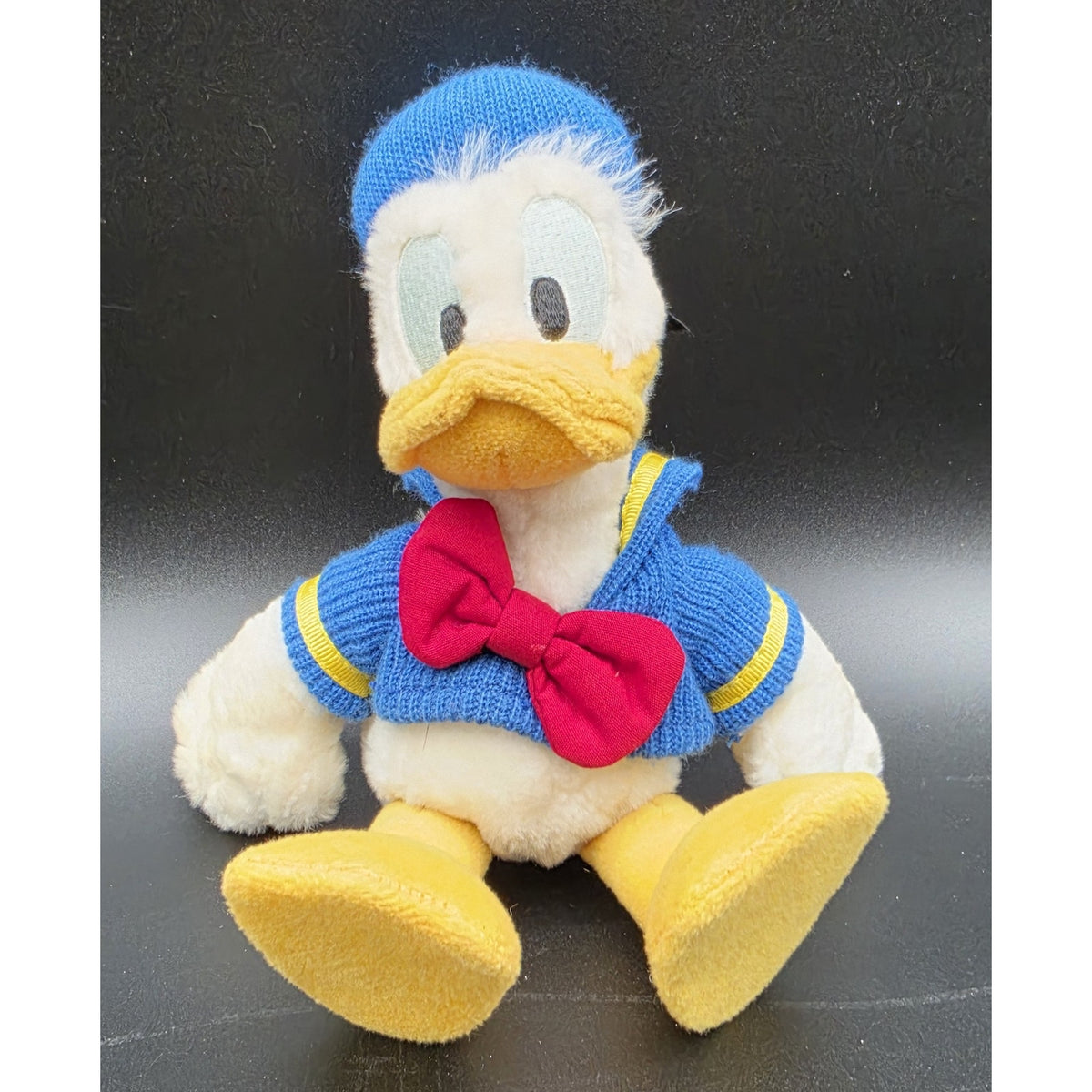 Vintage Walt Disney World Donald Duck Plush 9.75" Sailor Outfit Plush Doll 1990s