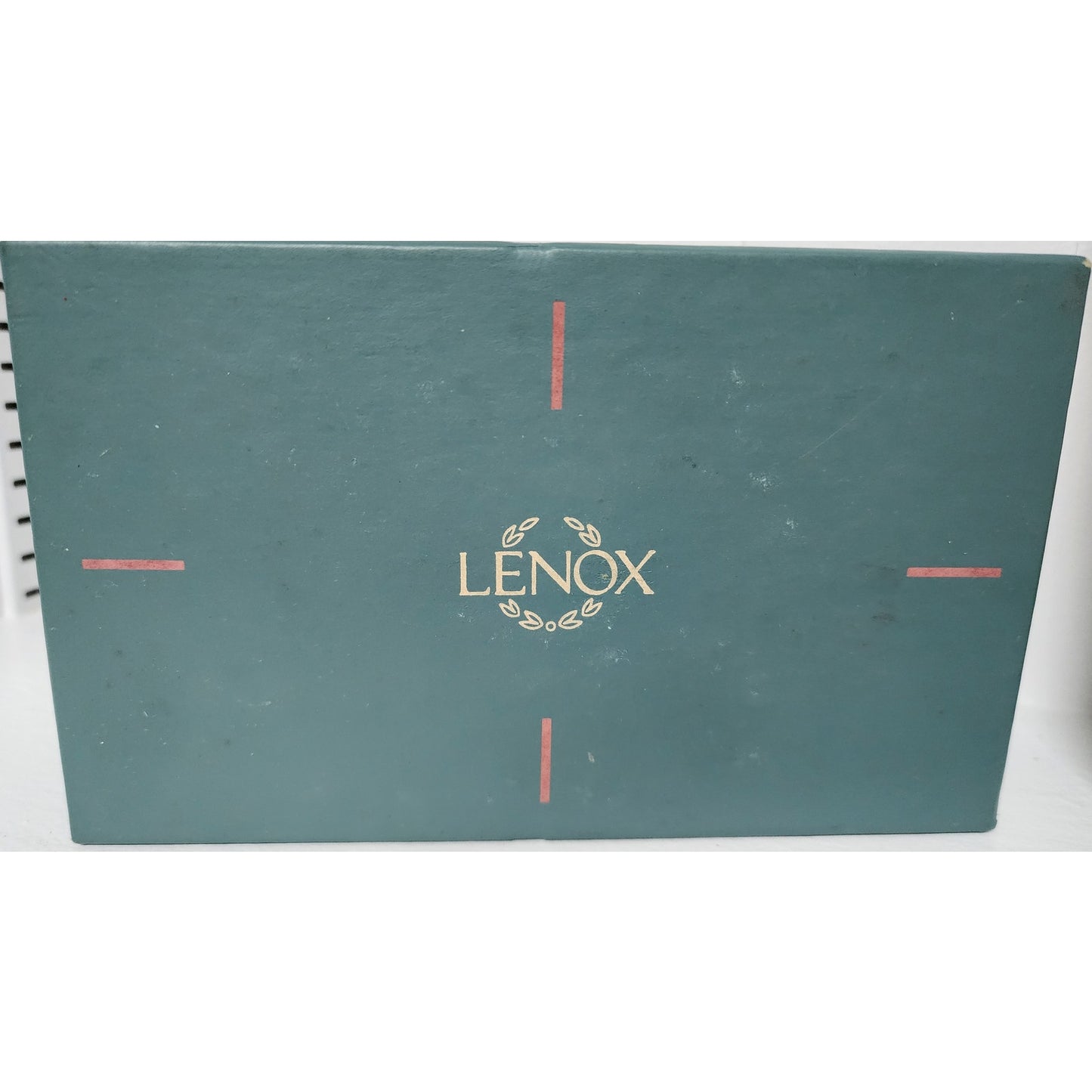 Lenox Holiday Candle Holder Ivory Porcelain 24K Gold Rim Holly Berry Design