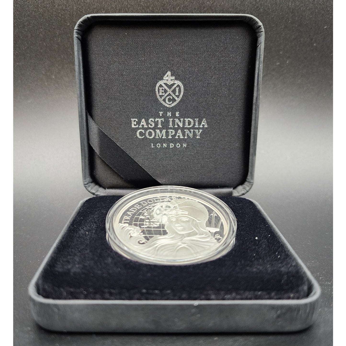 2022 Trade Dollar Silver Proof Coin Ltd 81/1000  East India Company History Book