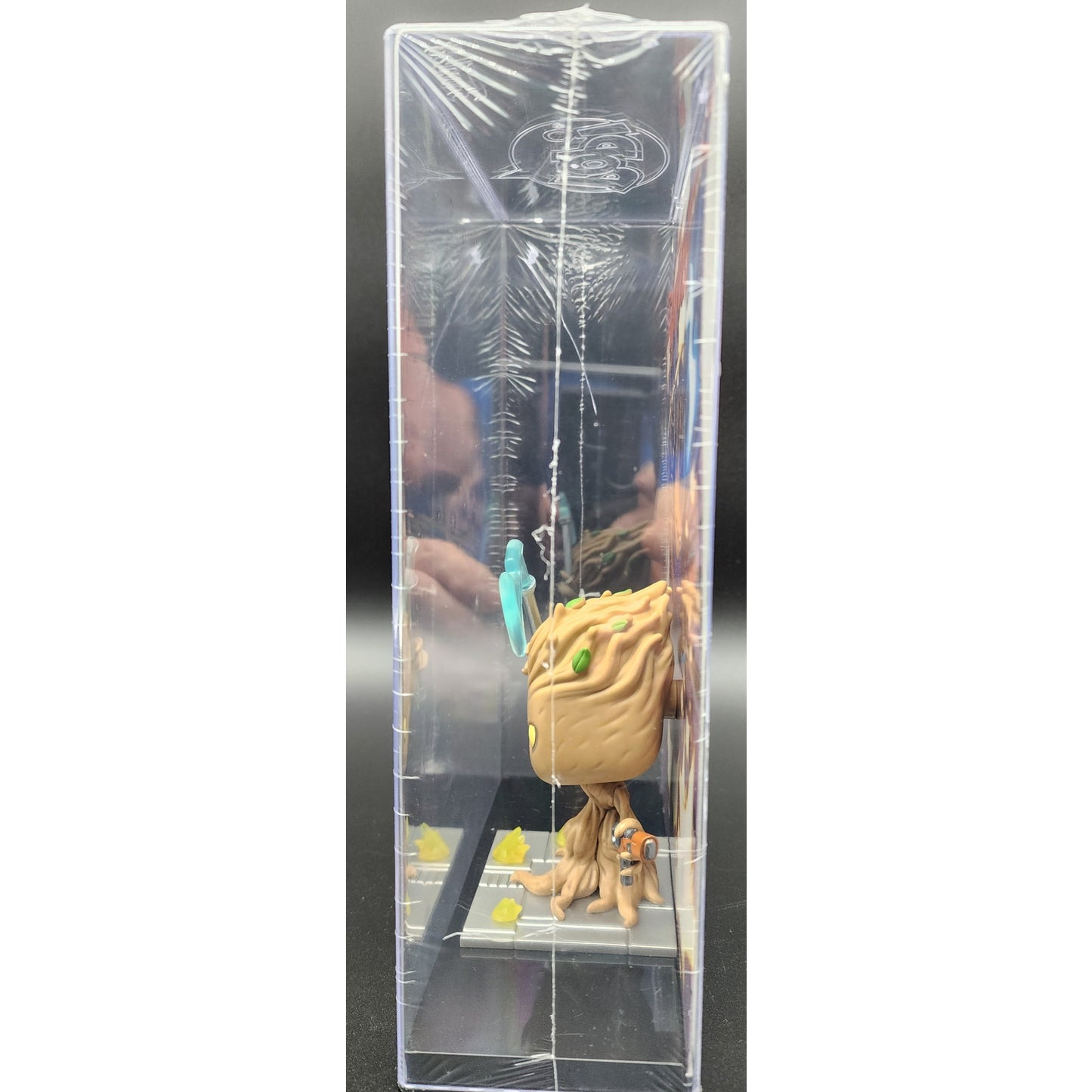 Funko Groot POP Art Acrylic Display Box 2022 Marvel GOTG Mint Shrink Wrap