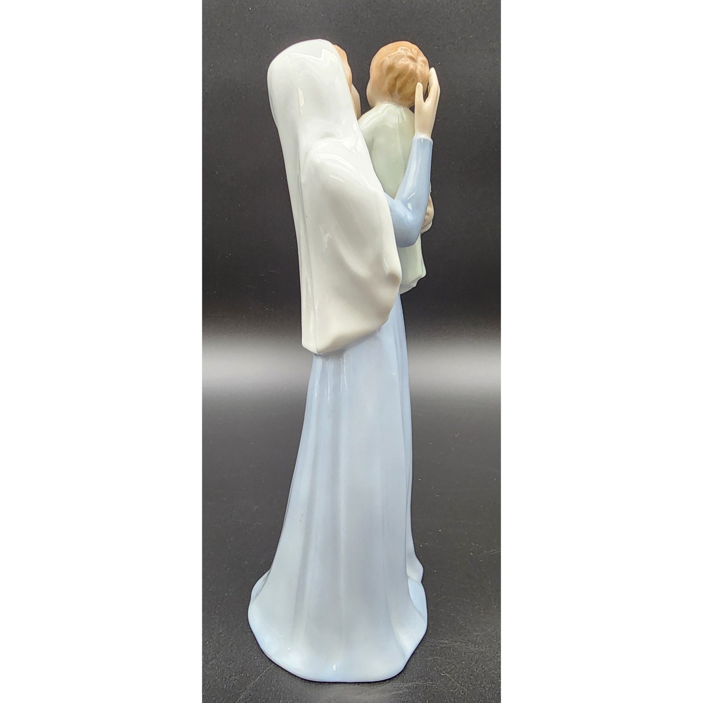 Vintage 1985 RR Roman Valencia Mary & Baby Jesus Porcelain Figurine Japan 10.25"