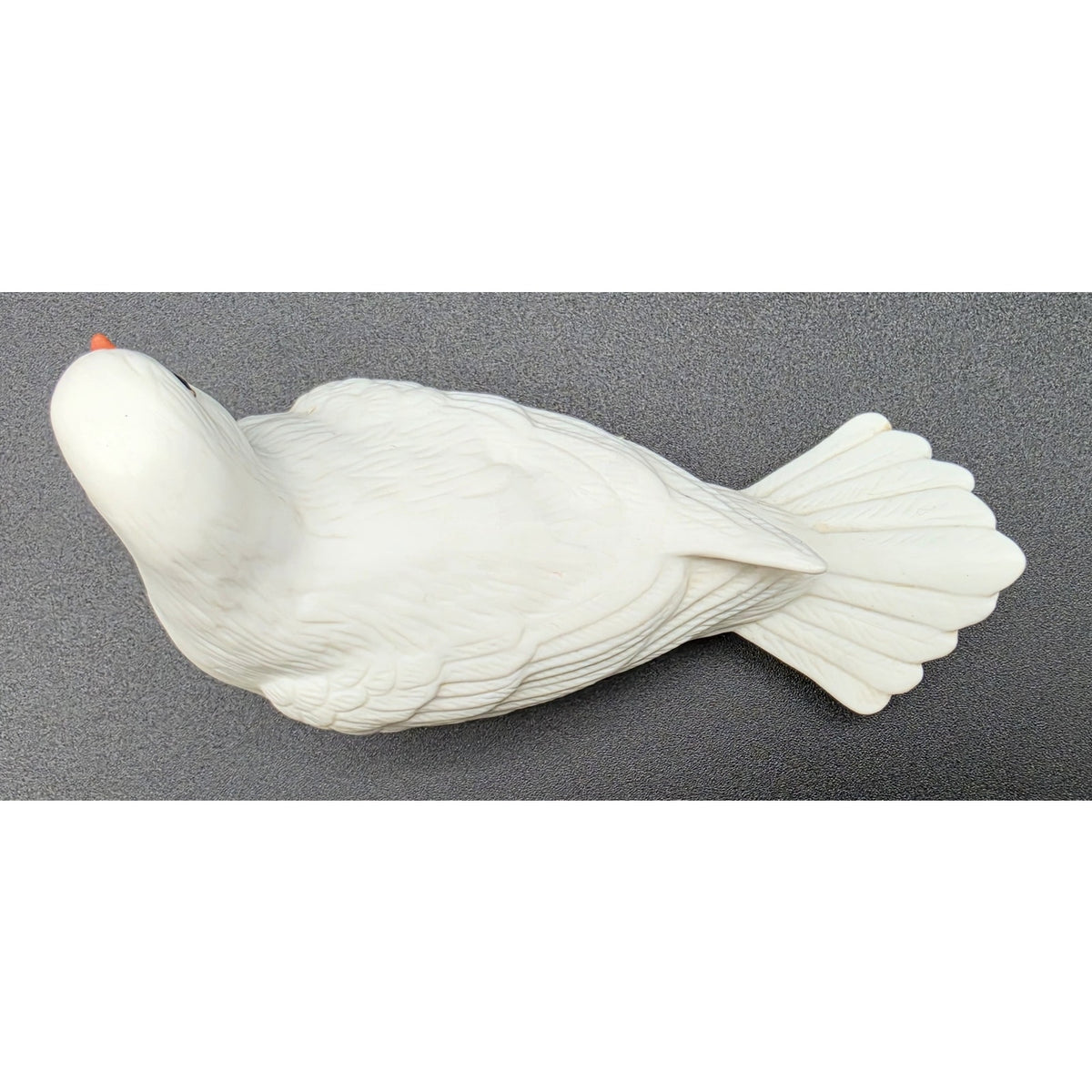 Vintage Homco Porcelain White Doves Pair Figurines #8856 Taiwan Love Birds Set