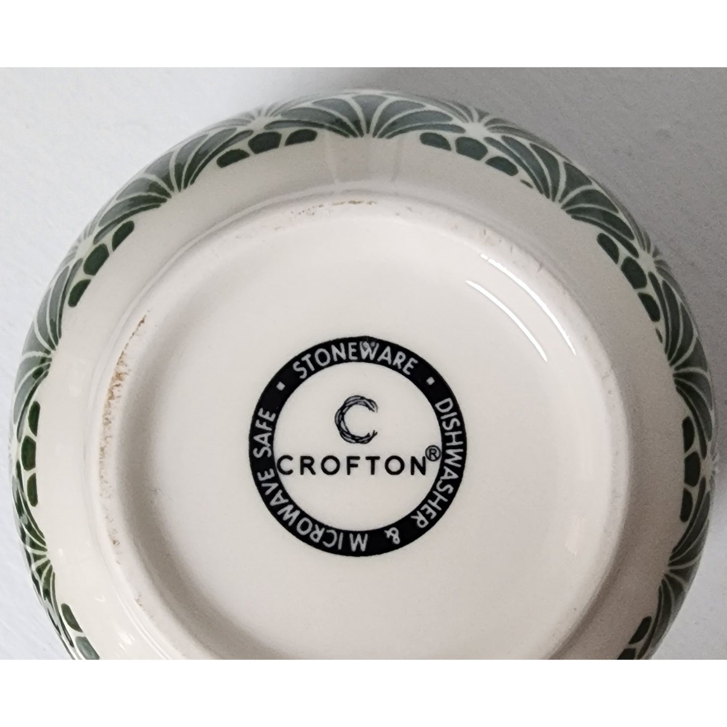 Vintage Crofton Stoneware Noodle Bowl w/ Chopsticks 5.3" Dia Microwave Safe -New