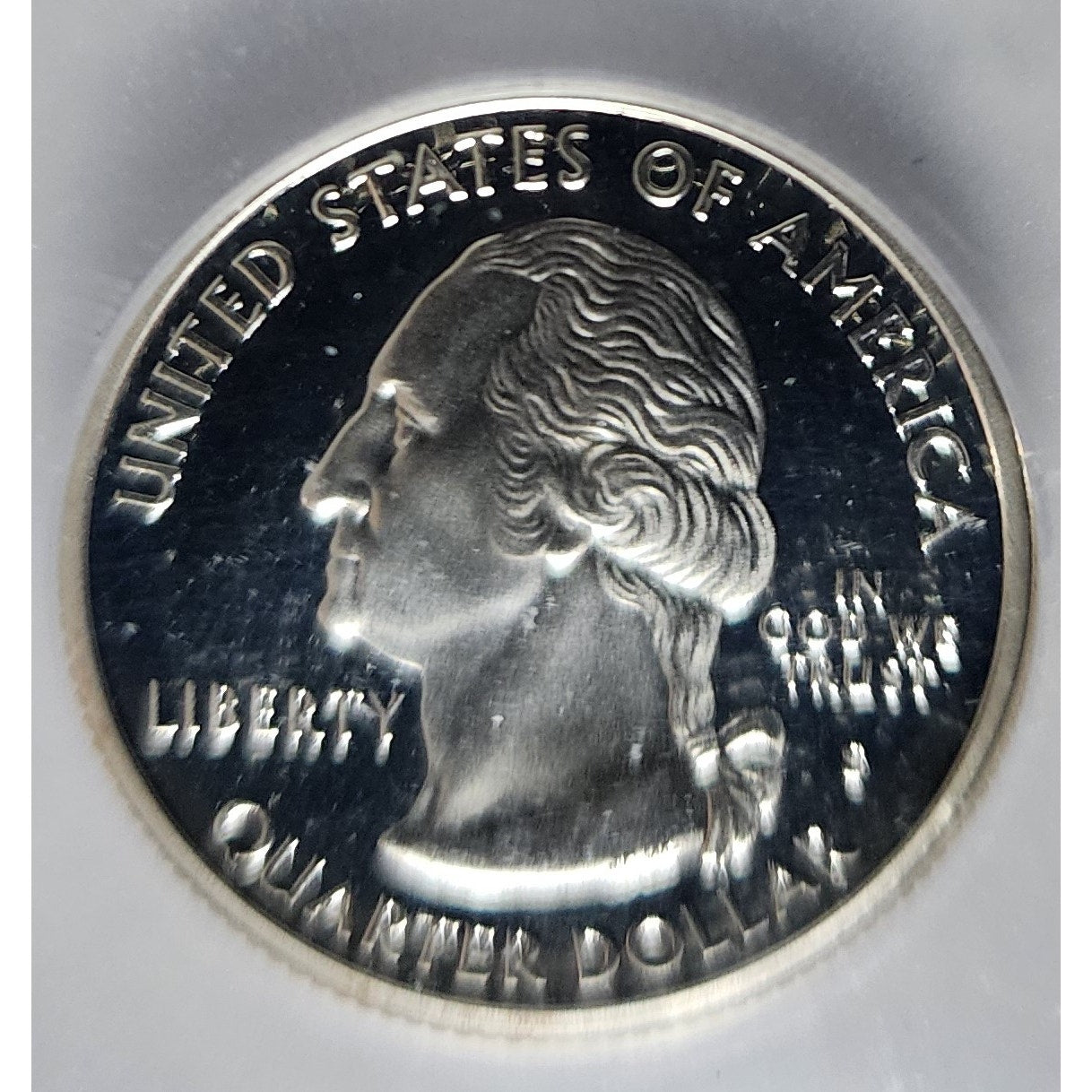 Kentucky Heritage Desk Set w/ Silver Quarter & Bluegrass $1 Coin + Flag