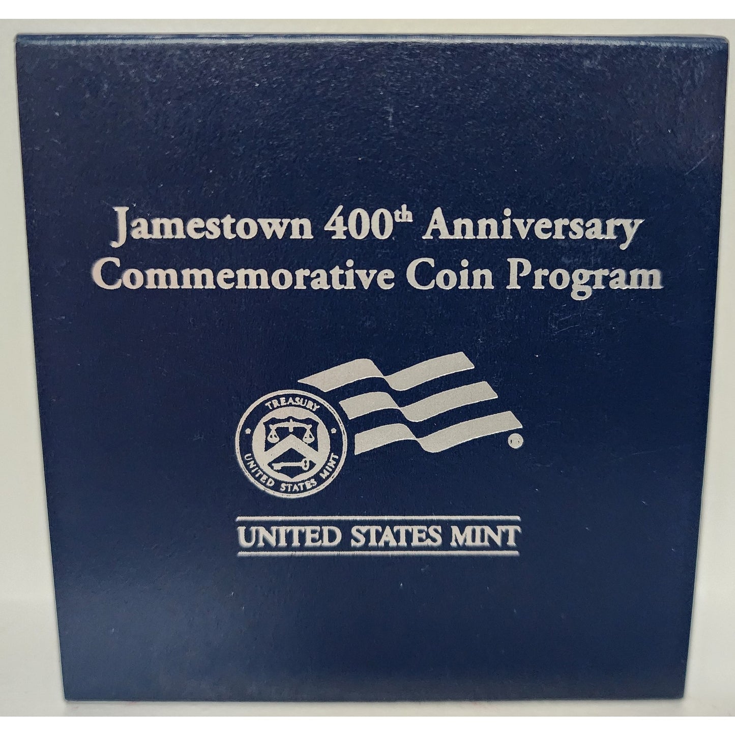 Jamestown 400th Silver Proof Dollar + Framed FDC LE 1618/3000 Postmark Gallery