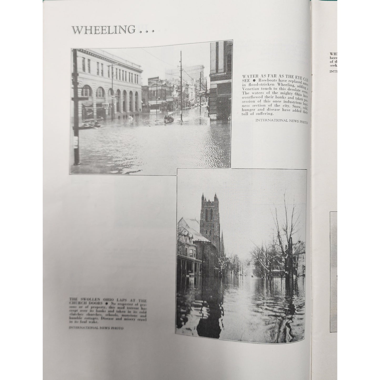 The FLOOD 1937 Disaster Magazine 1938 Picture Press OH River Cities B/W Photos